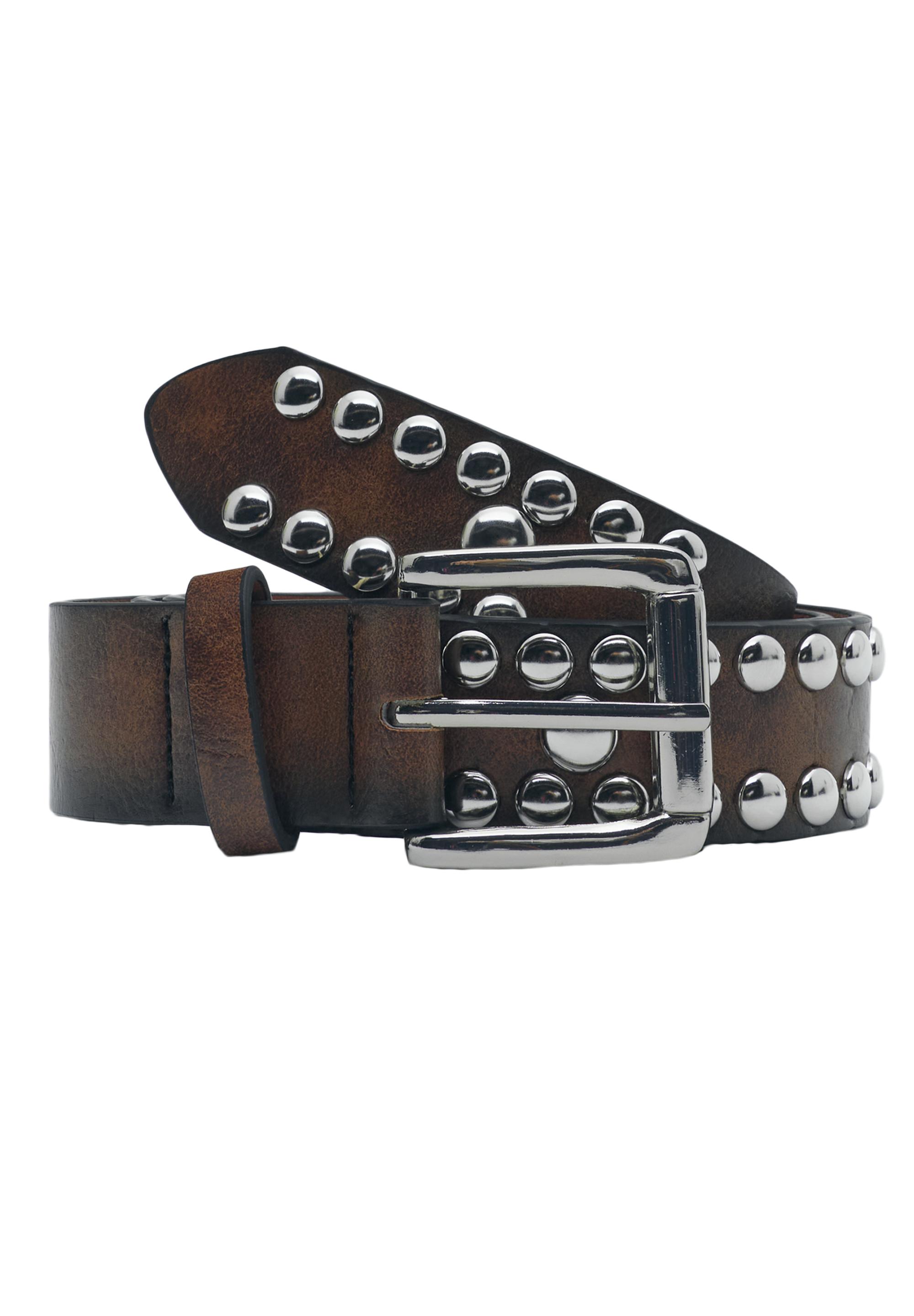 Zımbalı suni deri kemer - Görsel 2