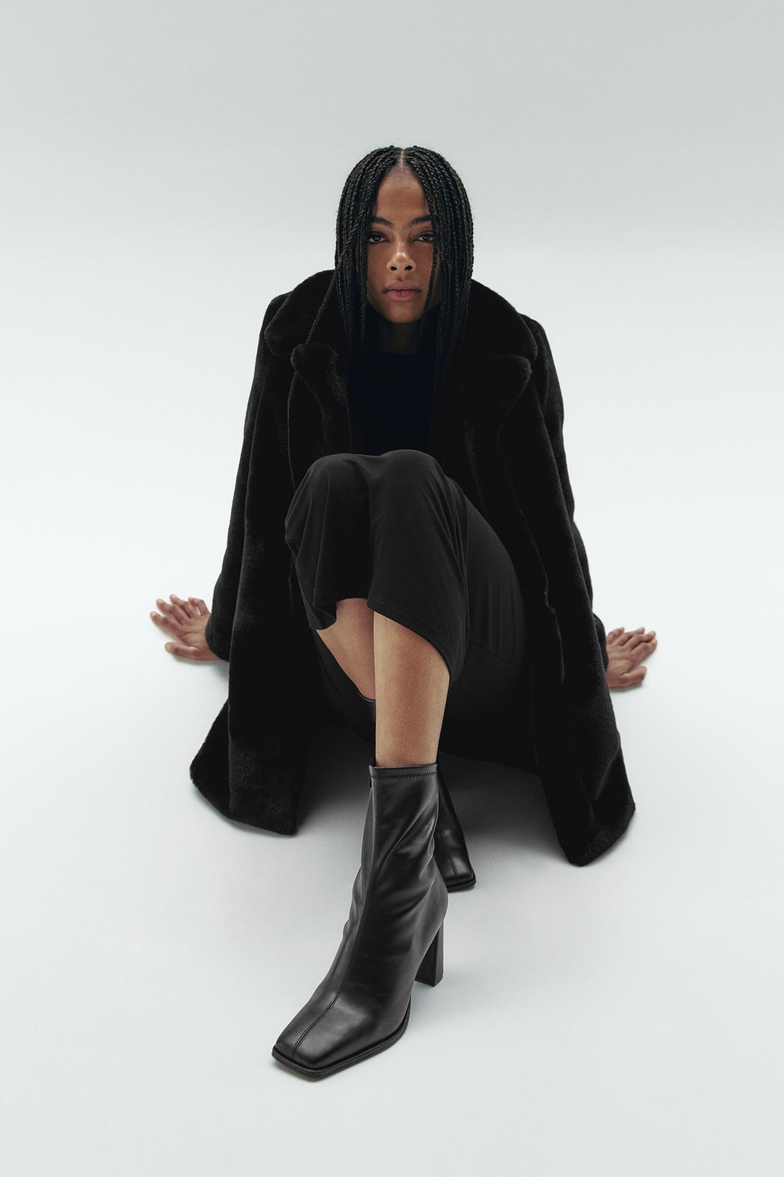 Calzado Botas Tacon Pull And Bear Botas Negras Pull And Bear Botas