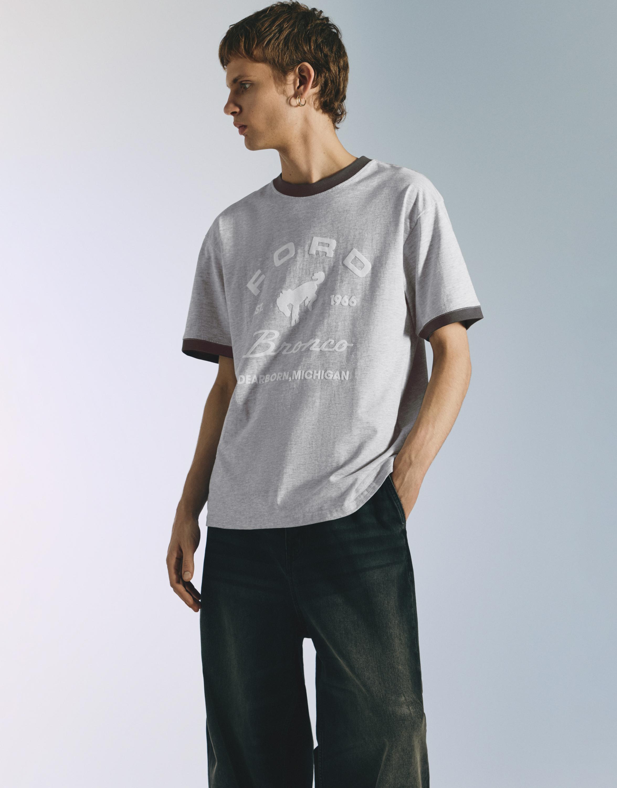 Ford Bronco T-shirt — Grey marl