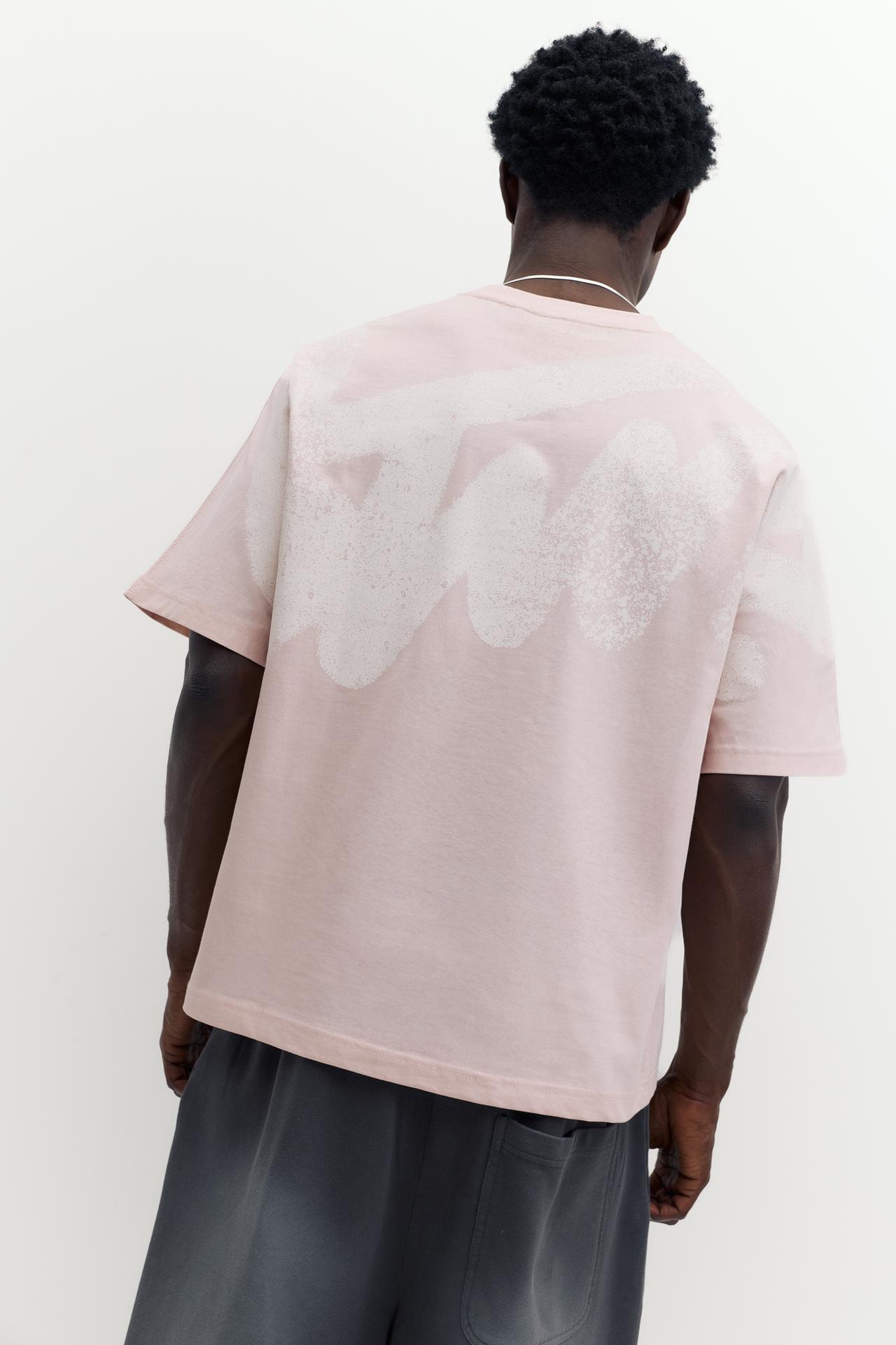 STWD graffiti logo T-shirt — Pink