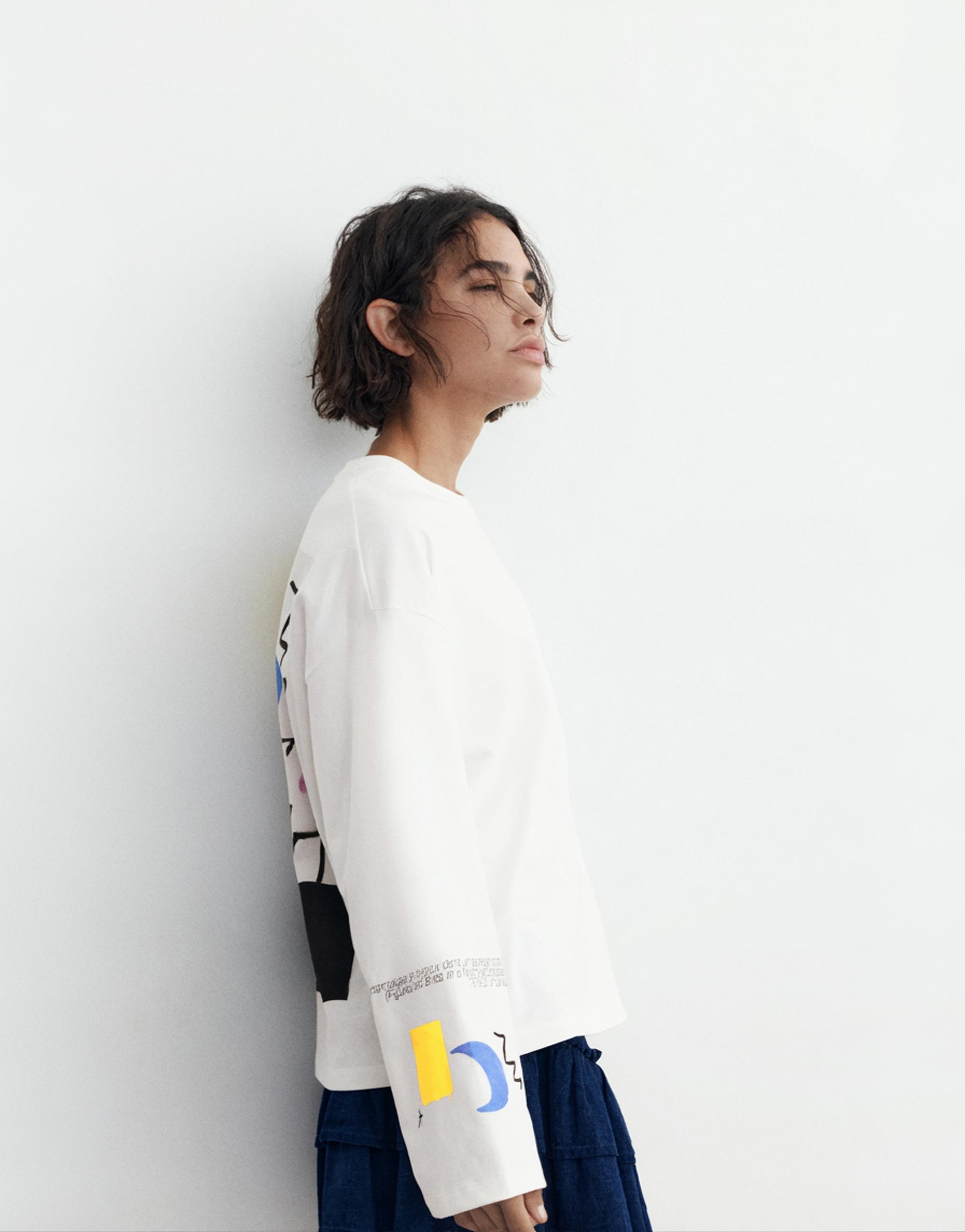 Joan Miró long sleeve T-shirt — White