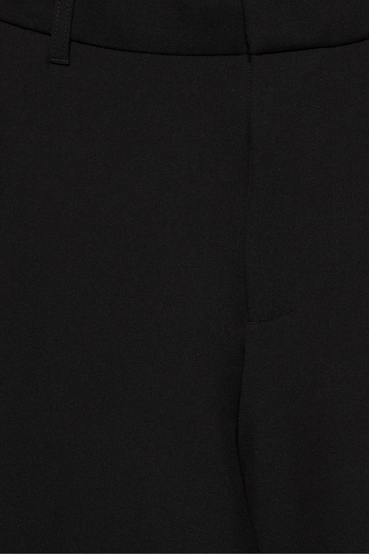 Straight tailored fit trousers — Black