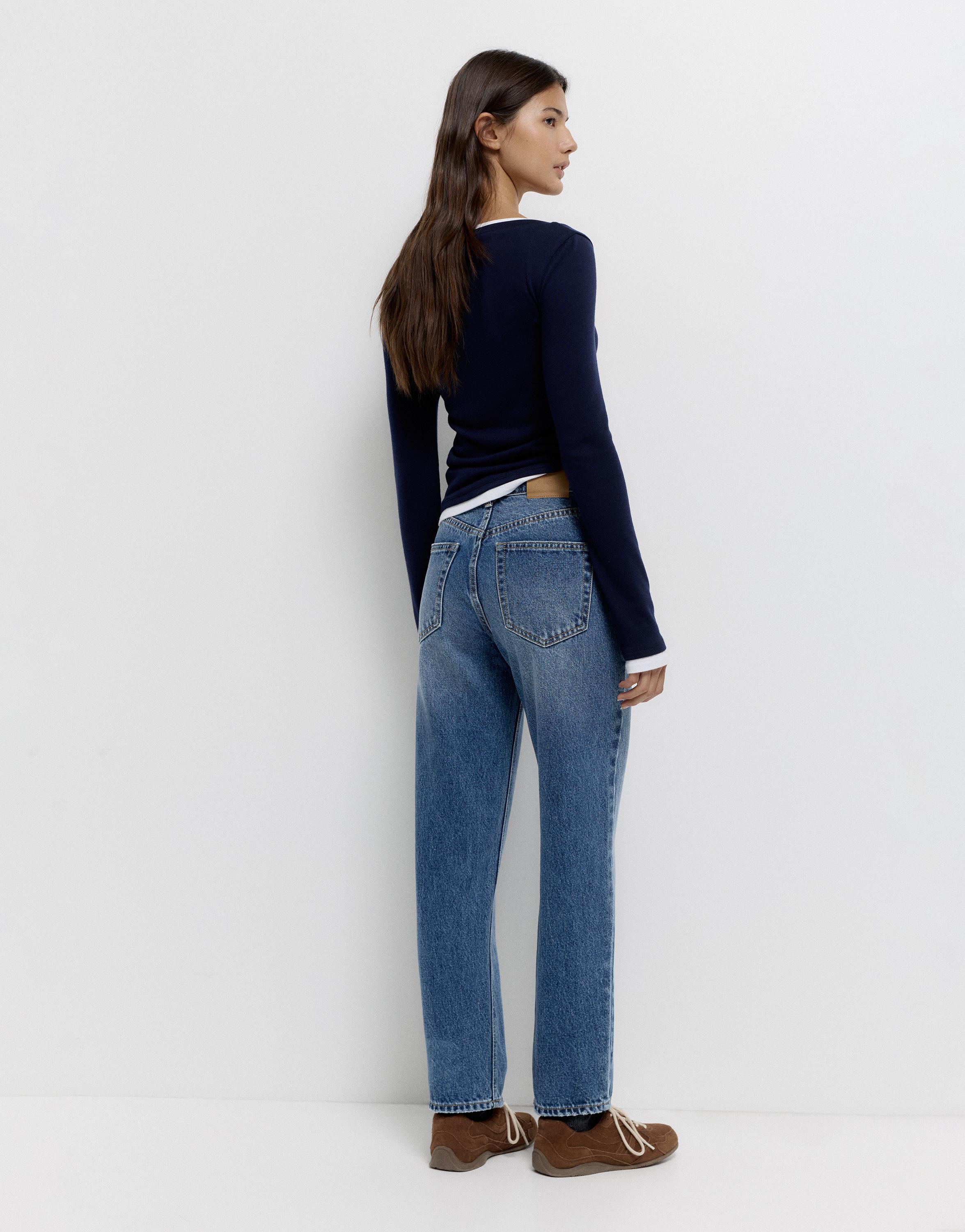 Mom fit yüksek bel jean - Görsel 30