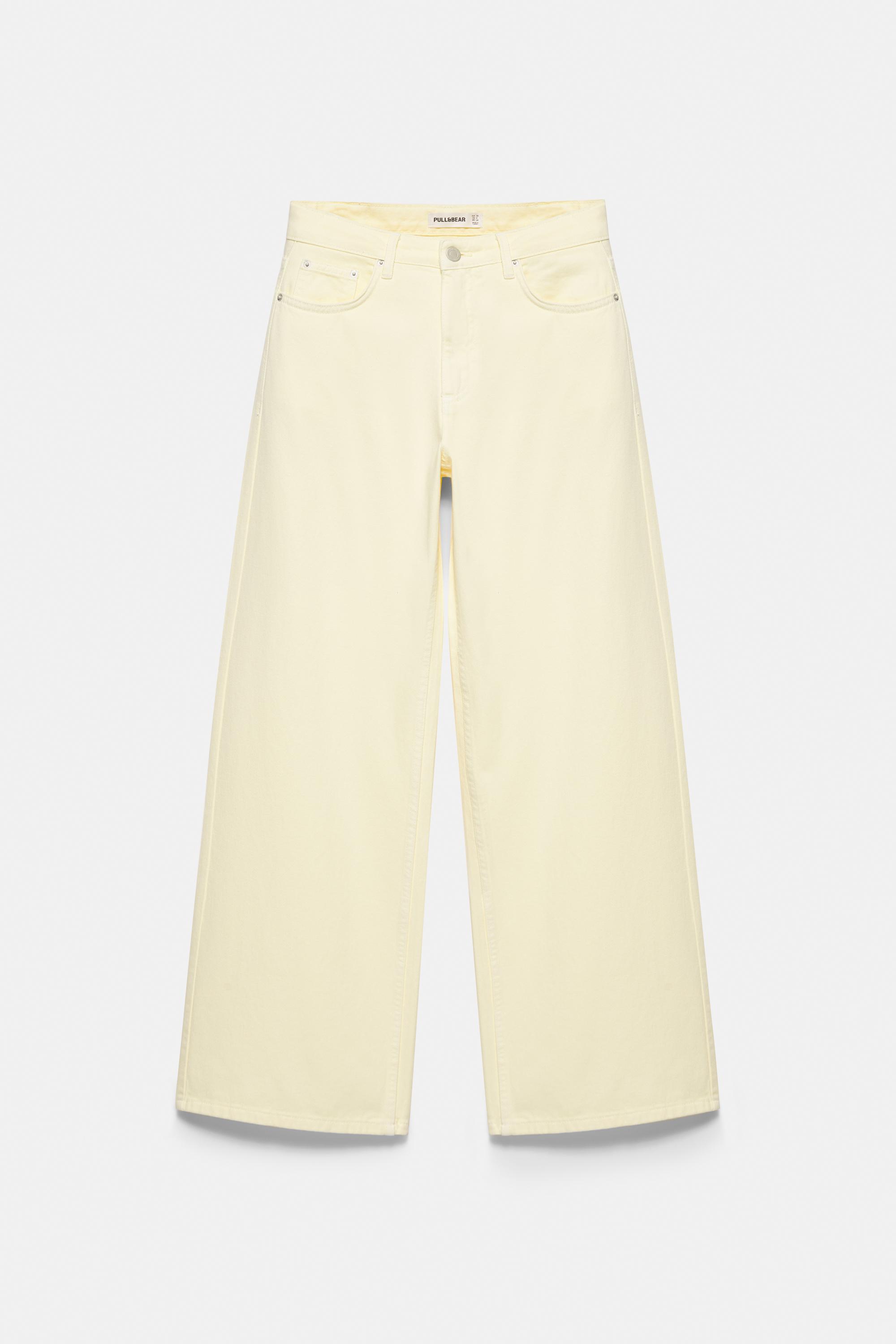 Oversize baggy jeans — Yellow