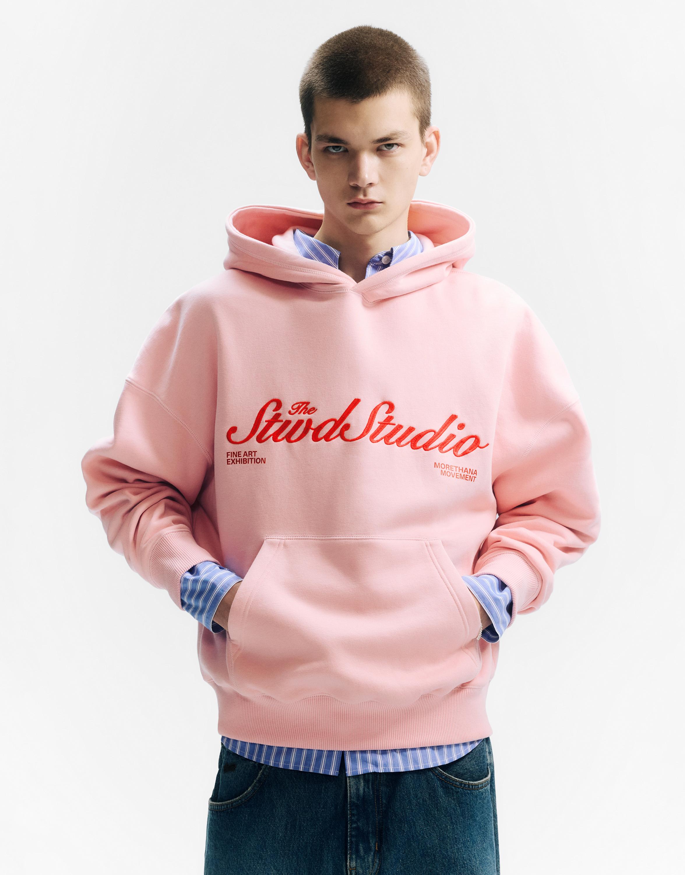 STWD Studio kapüşonlu sweatshirt - Görsel 11