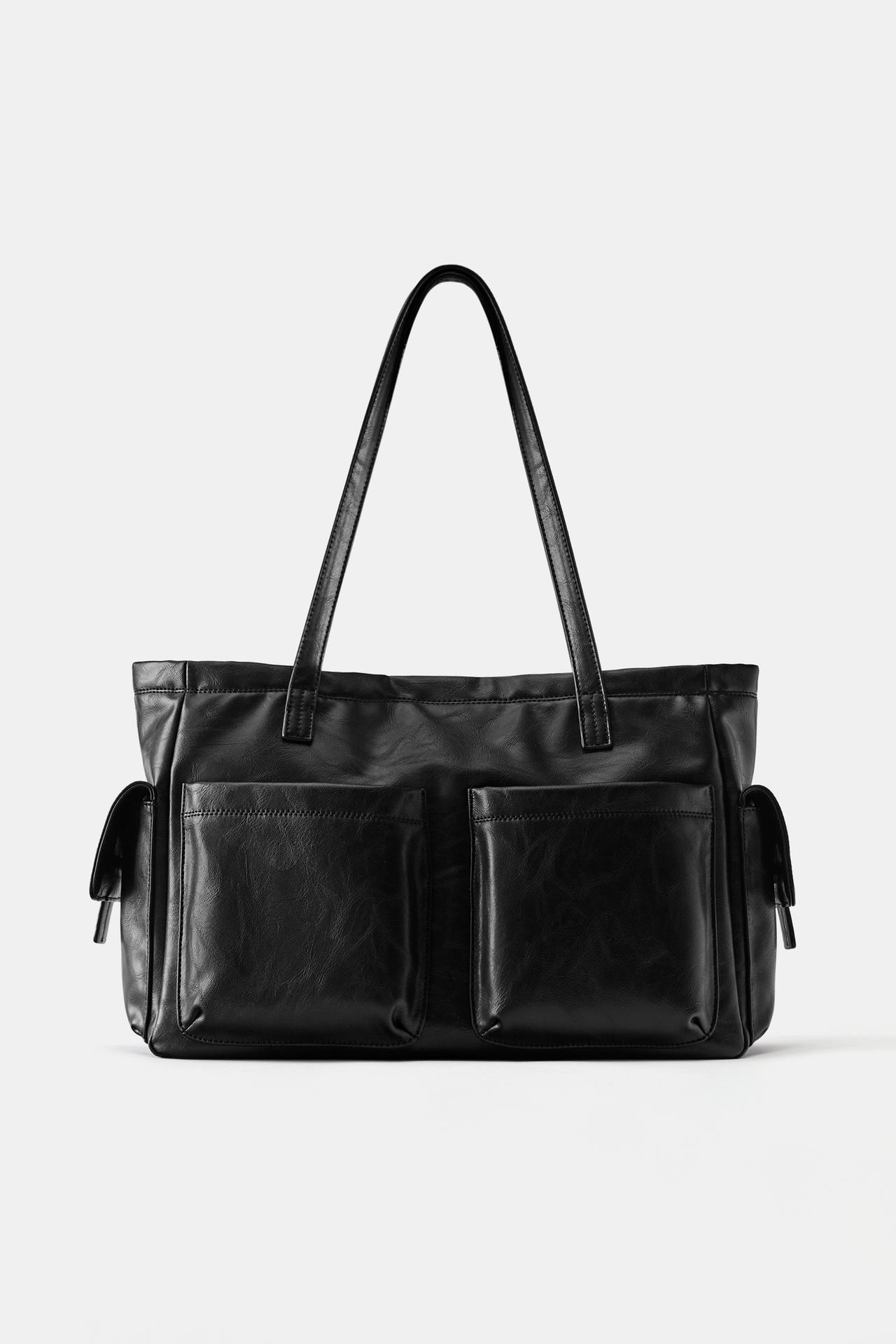 Multipocket tote bag — Black