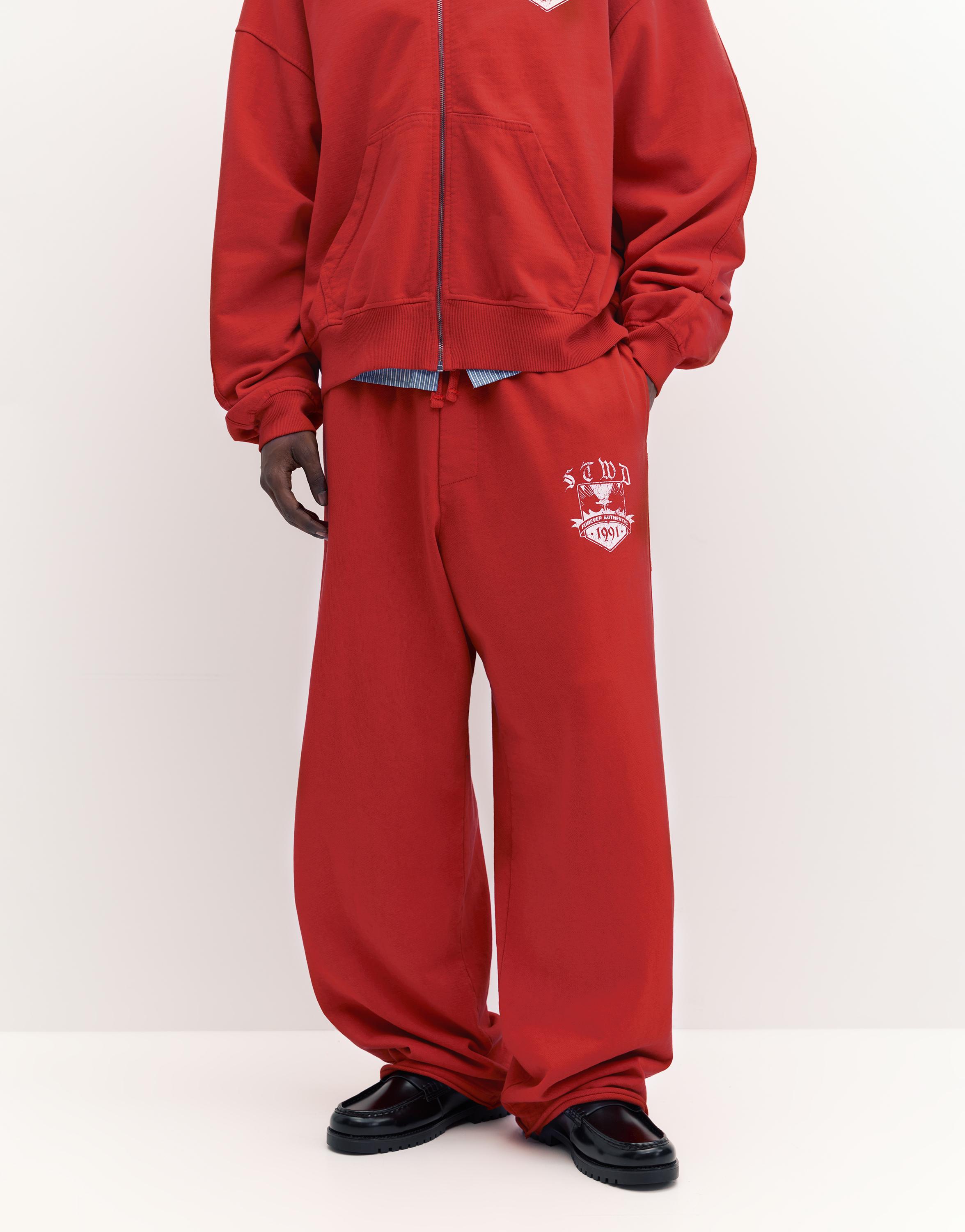 STWD varsity tracksuit trousers — Red