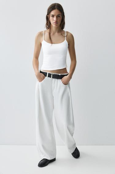 Basic top with adjustable straps — White 5