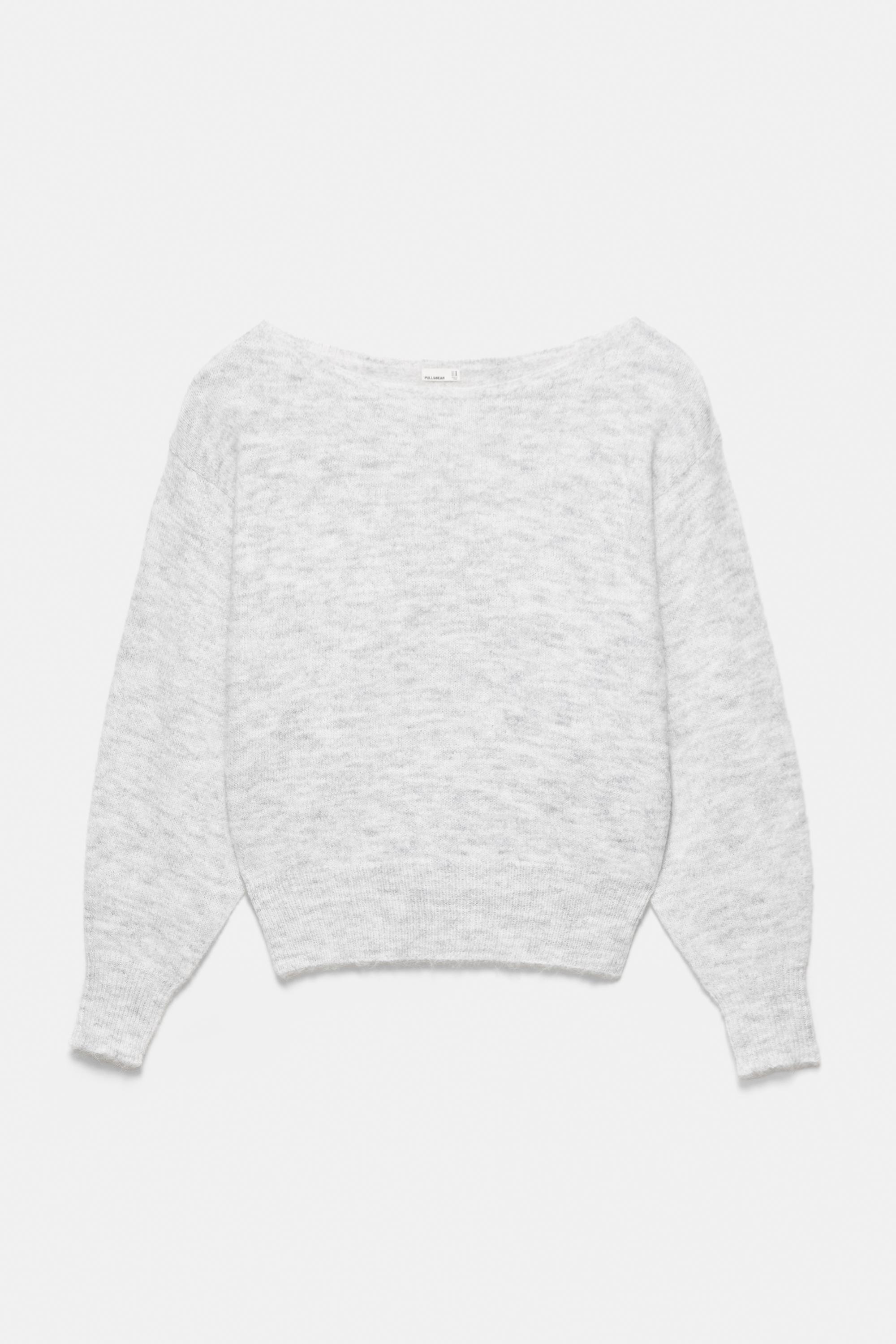 Pull&Bear Asimetrik triko kazak görsel 4