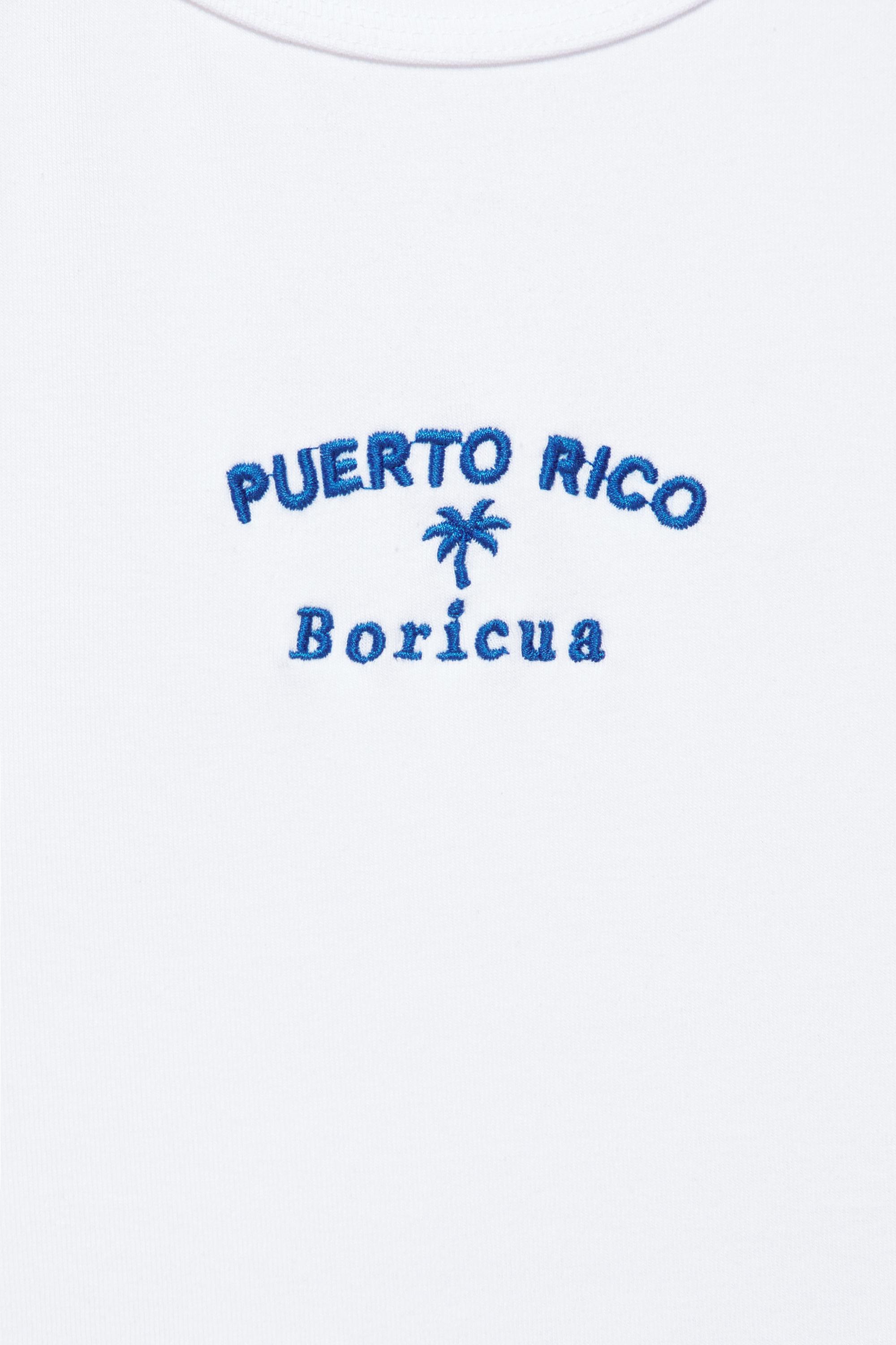 Puerto Rico tank top — White