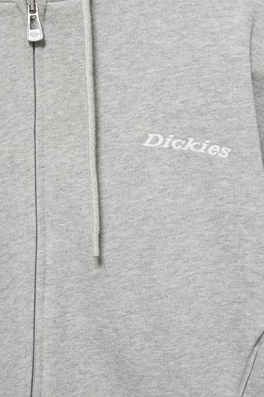 Dickies zip-up sweatshirt with hood — Grey marl 8