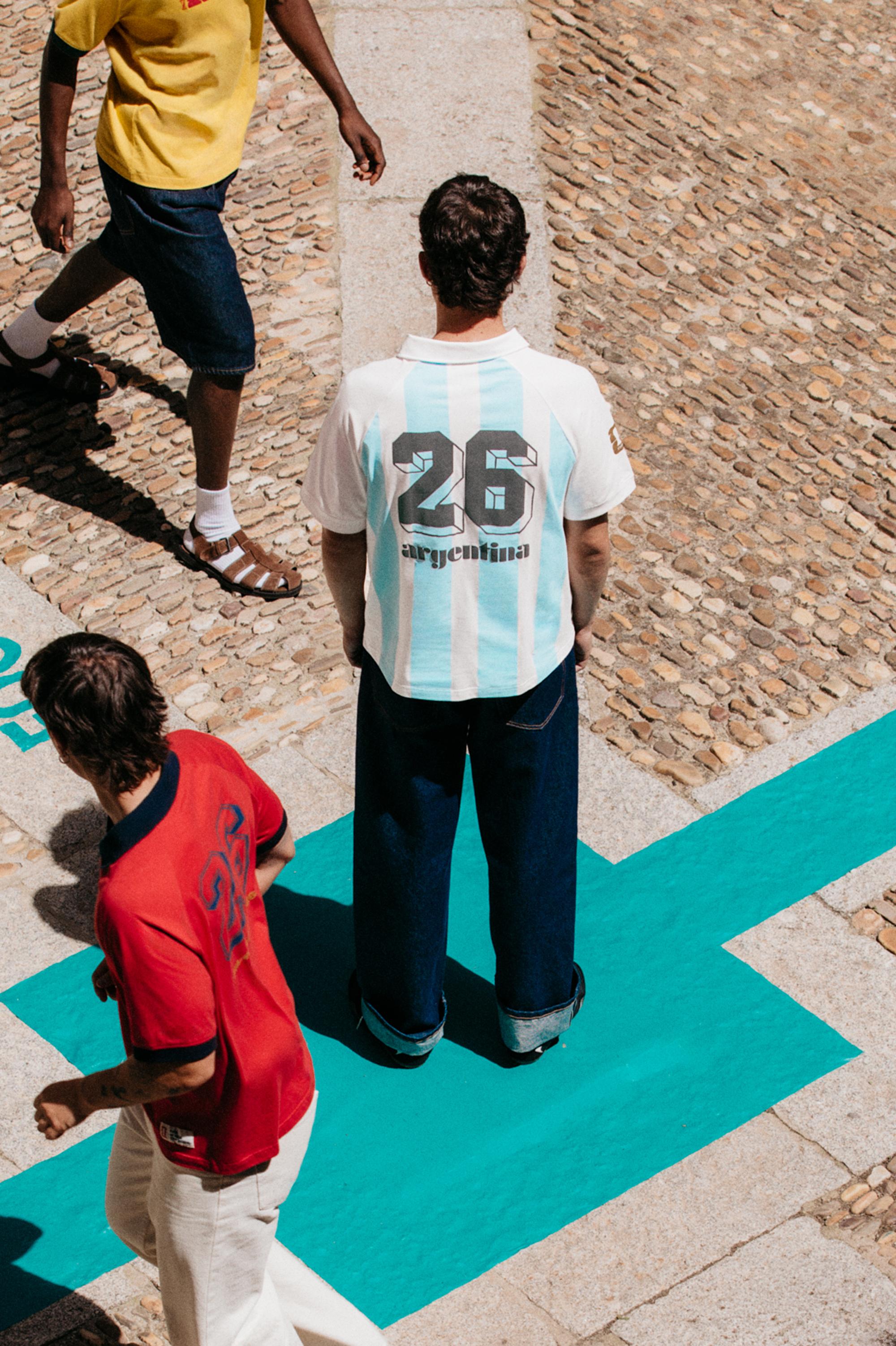Argentina FIFA WORLD CUP 26™ polo shirt — Off white