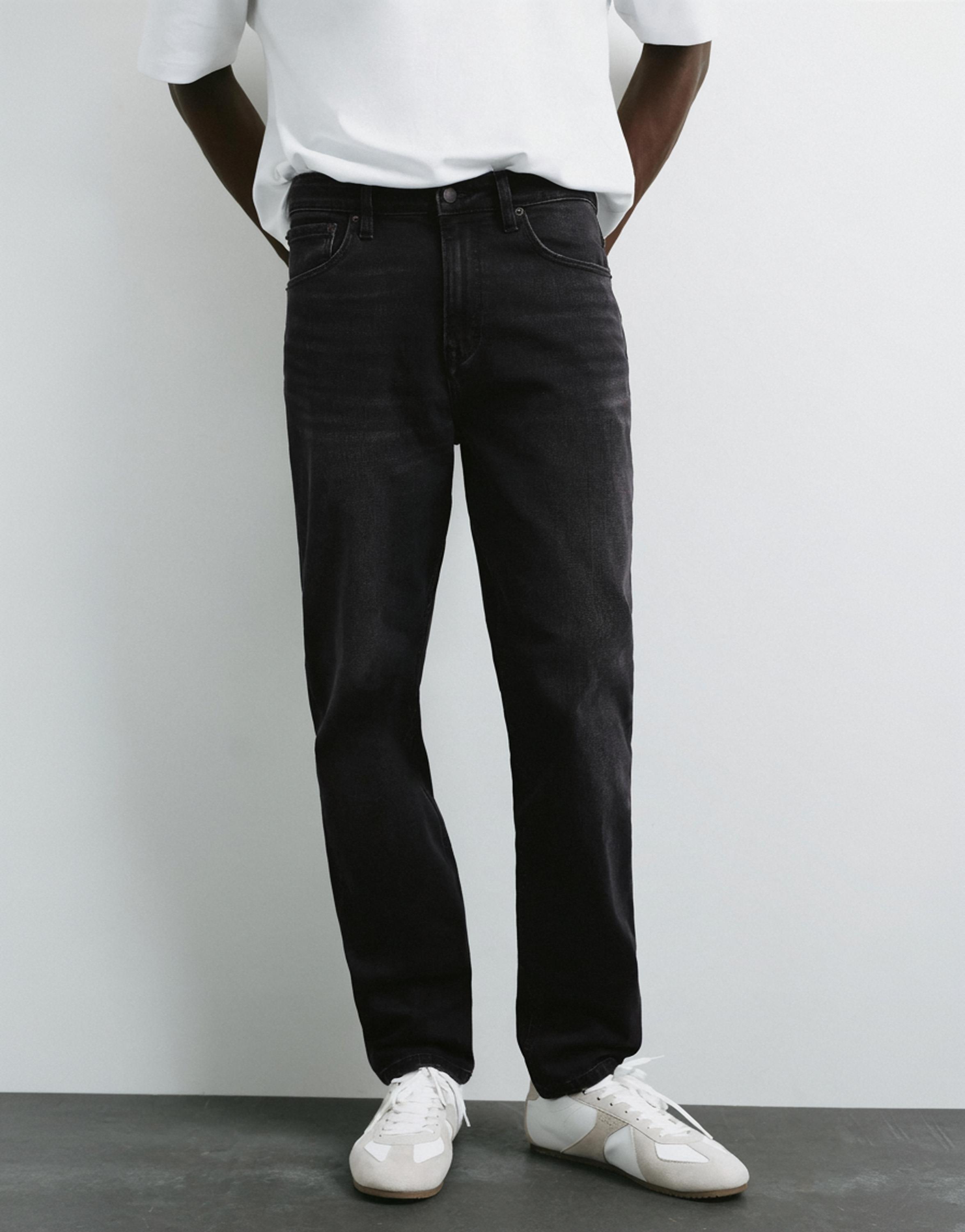Slim fit jeans — Faded black