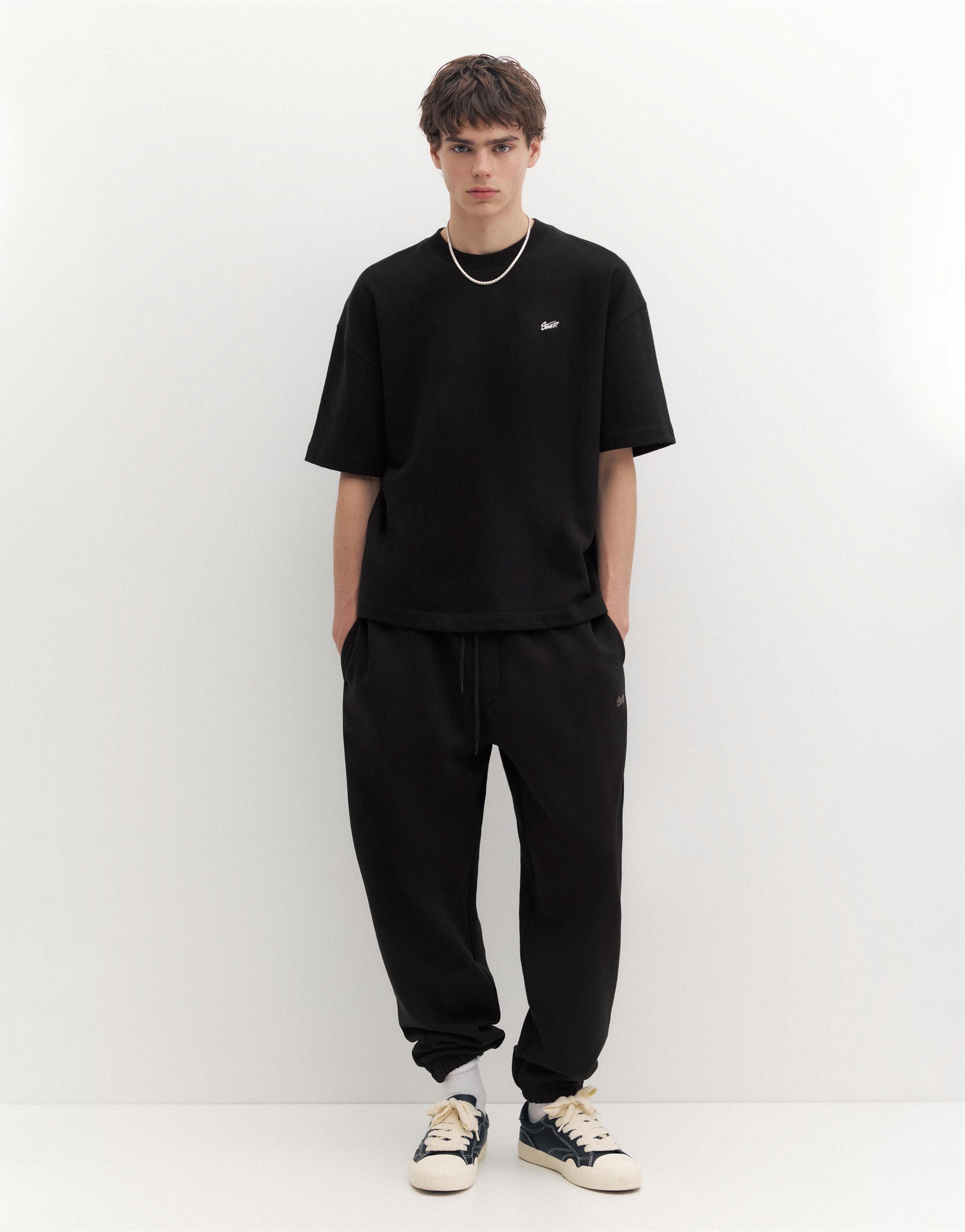 Short sleeve STWD sweatshirt — Black