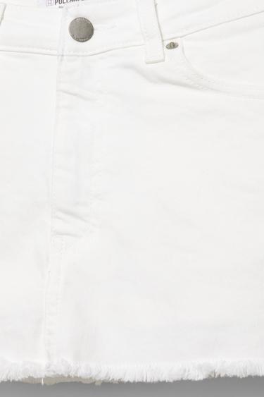 Denim skort — White 6