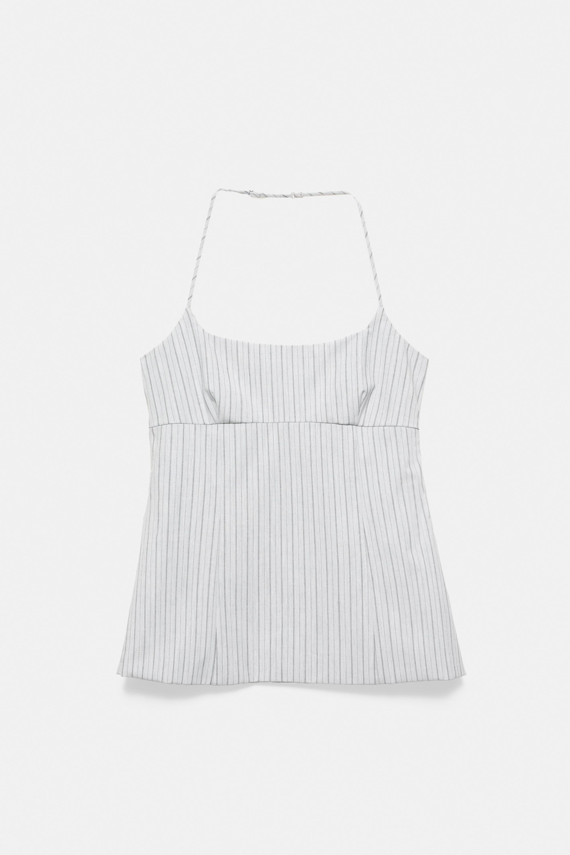 Striped halter top — Striped