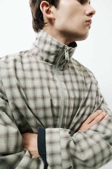 Check jacket — Pale green 4