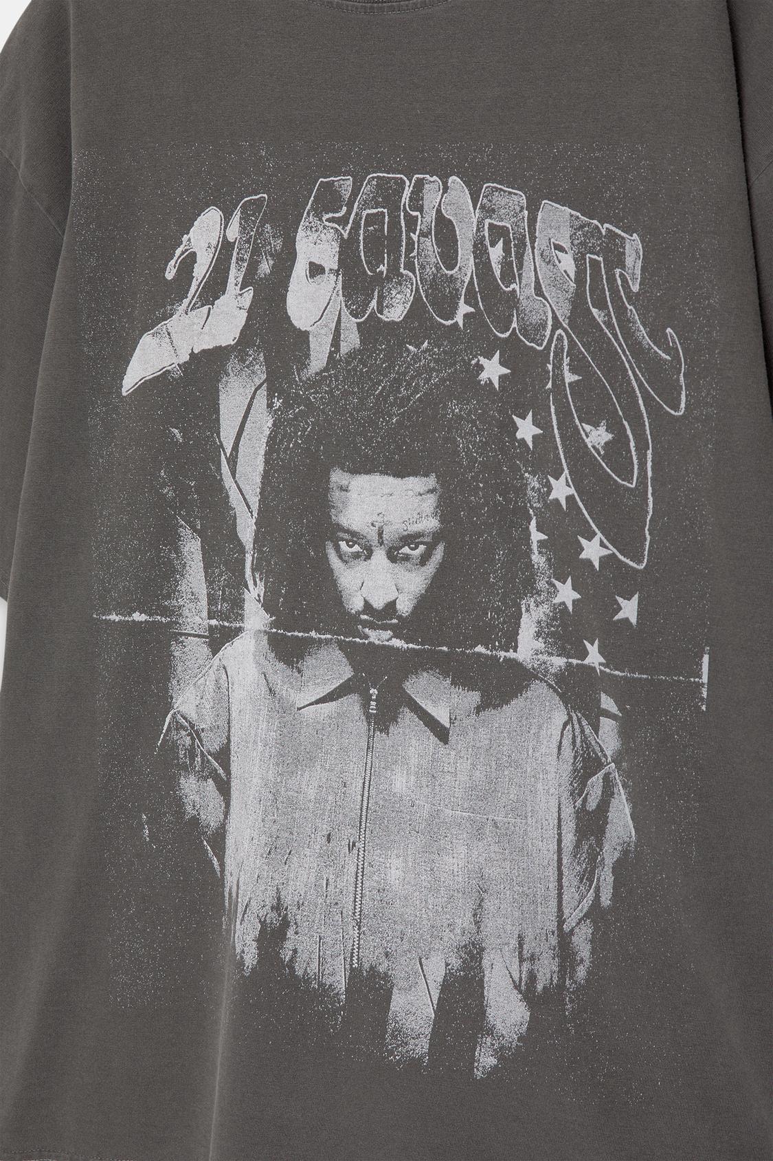 T-Shirt Kurzarm 21 Savage - PULL&BEAR