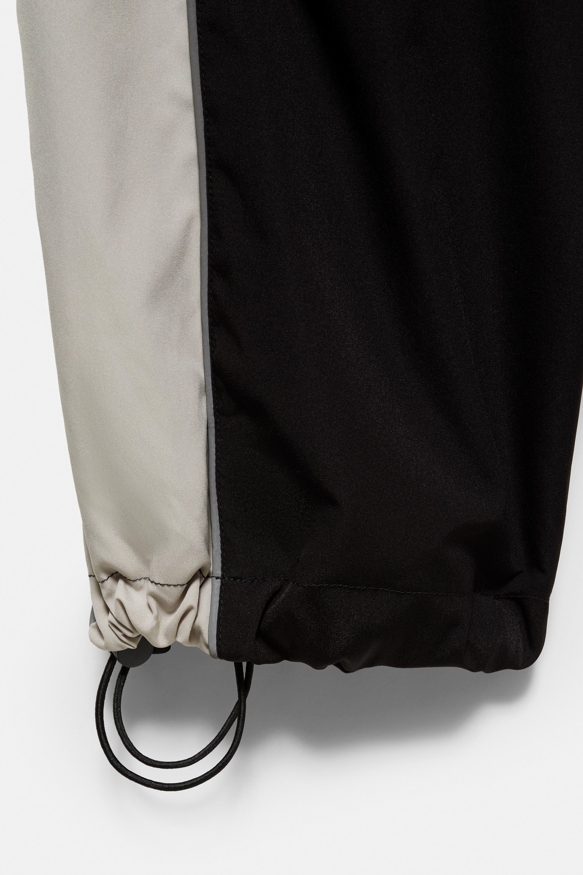 Pull&Bear STWD panelli jogger pantolon görsel 4