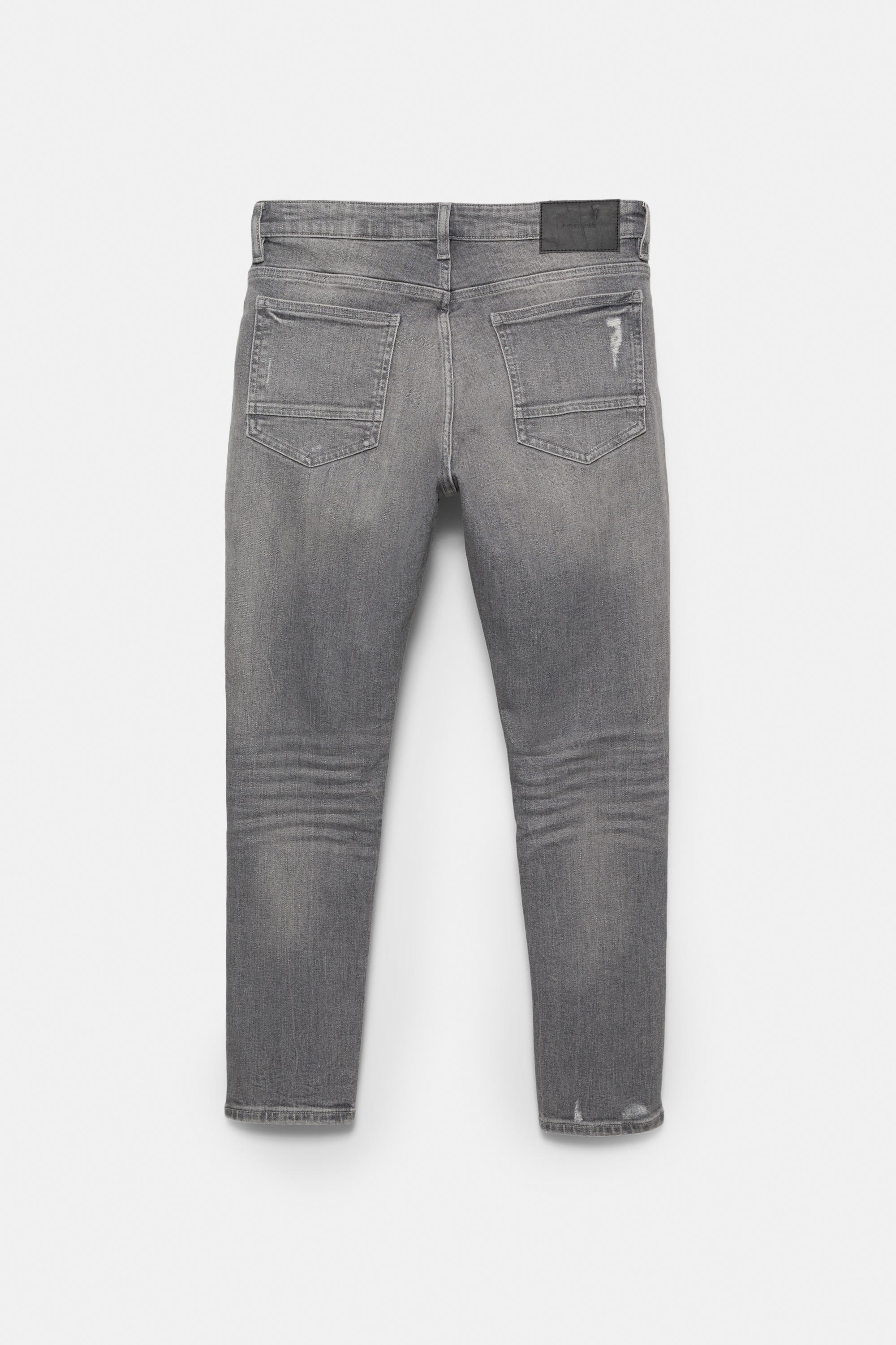 Ripped skinny jeans — Dark grey