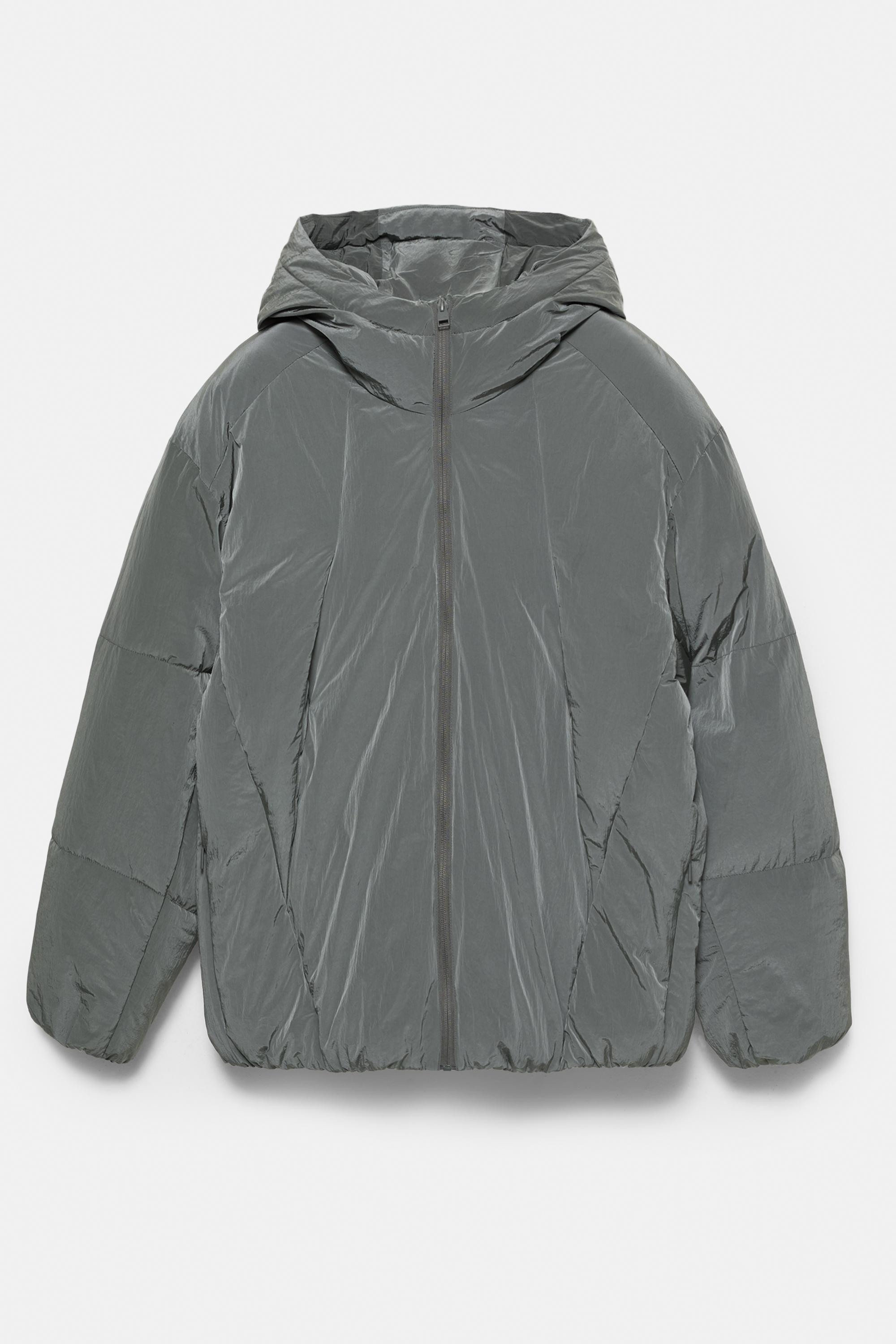 Kesimli şişme mont