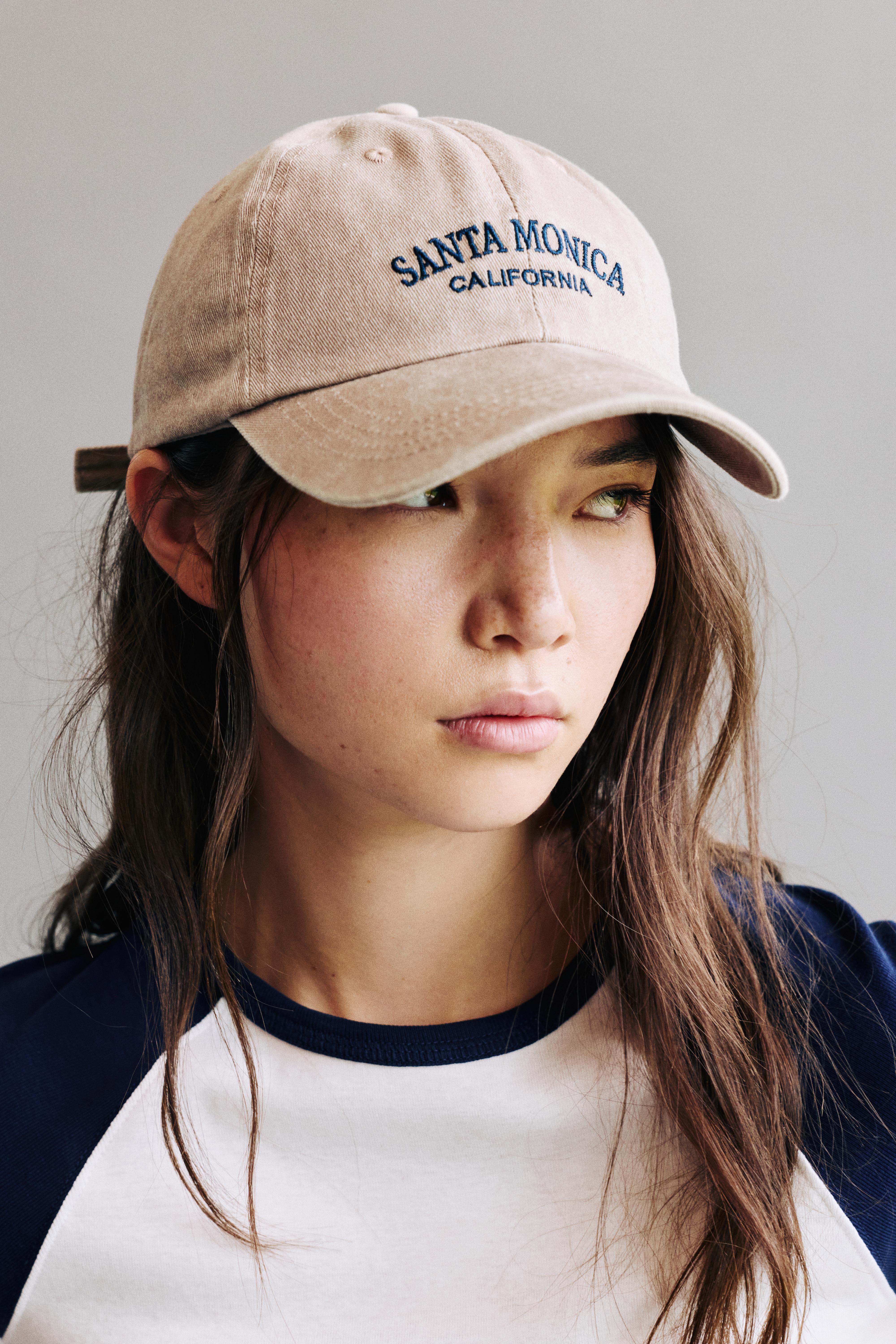 Santa Monica graphic cap — Pink