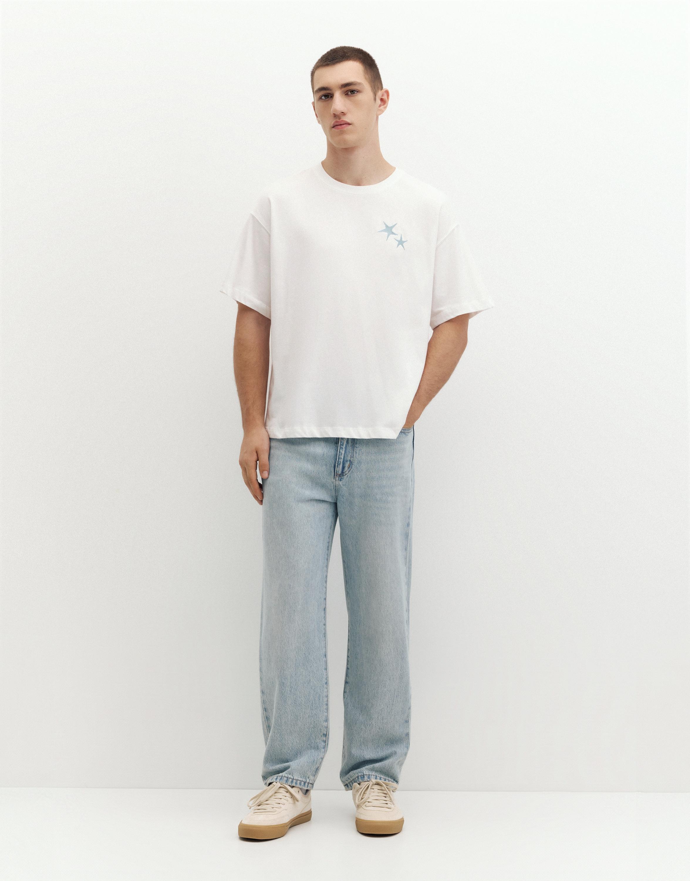 STWD star graphic T-shirt — Off white