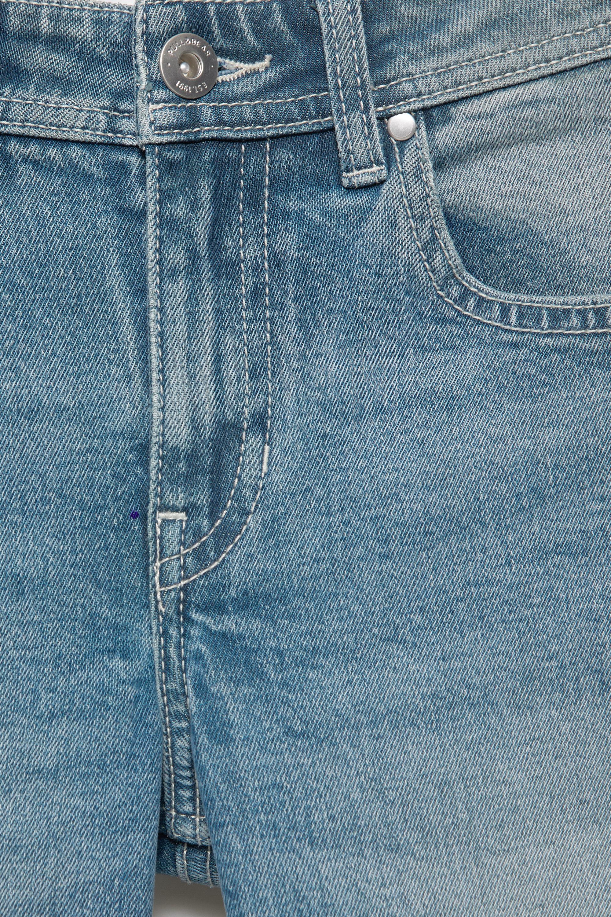 Low-rise boot-cut jeans — Greenish blue