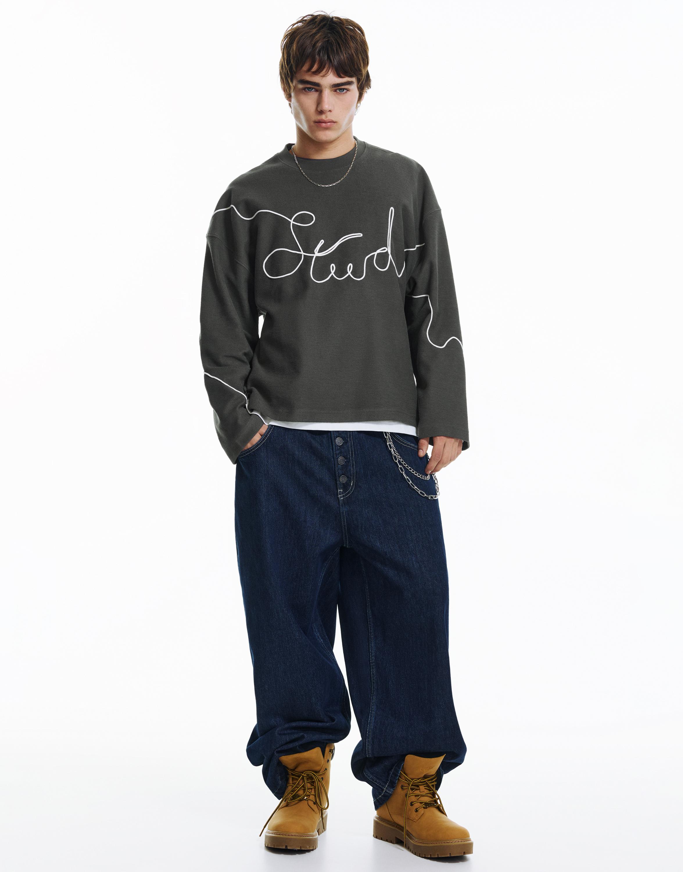 STWD Bağcıklı Sweatshirt - Görsel 10