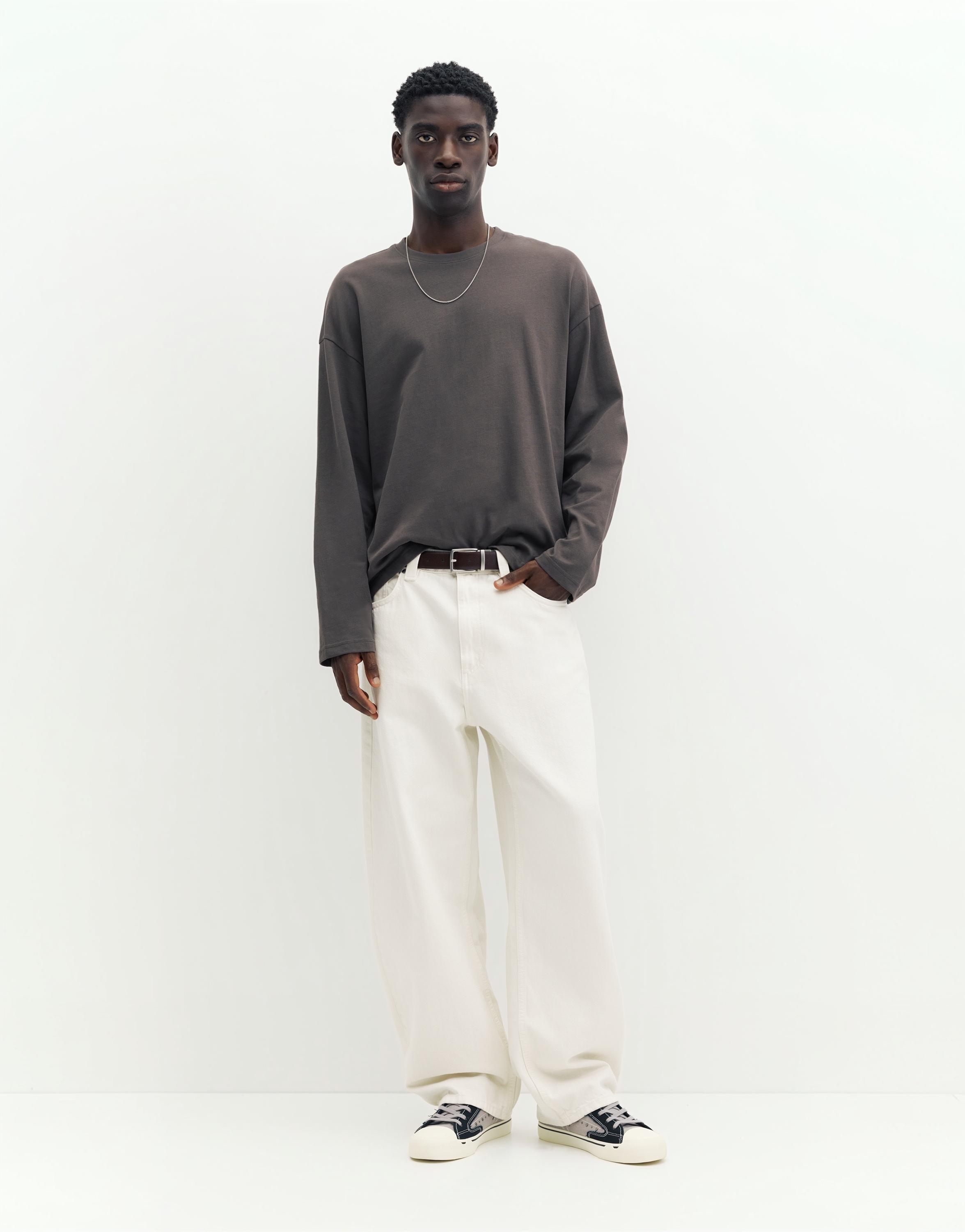 Heavy weight relaxed fit T-shirt — Anthracite grey