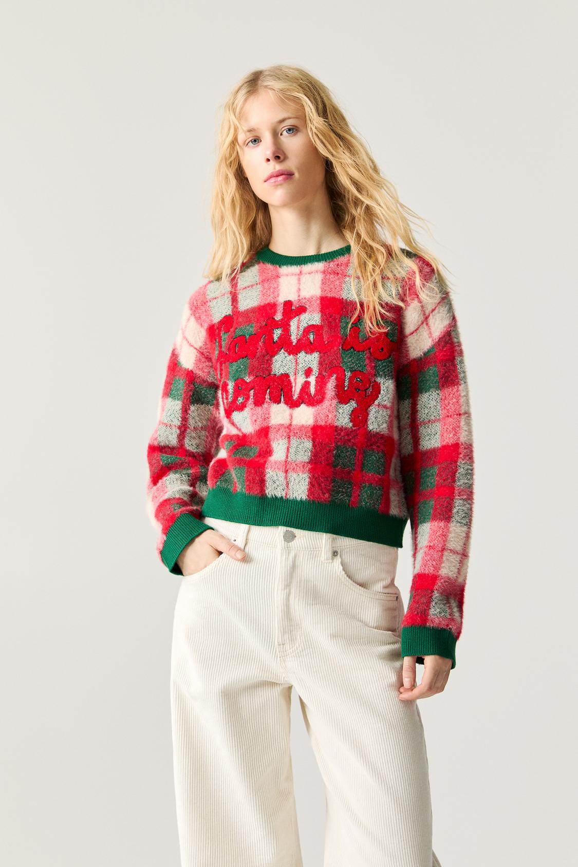 Sueter Navideño Camiseta Navidad Pull And Bear Buzos NavideÃ±os