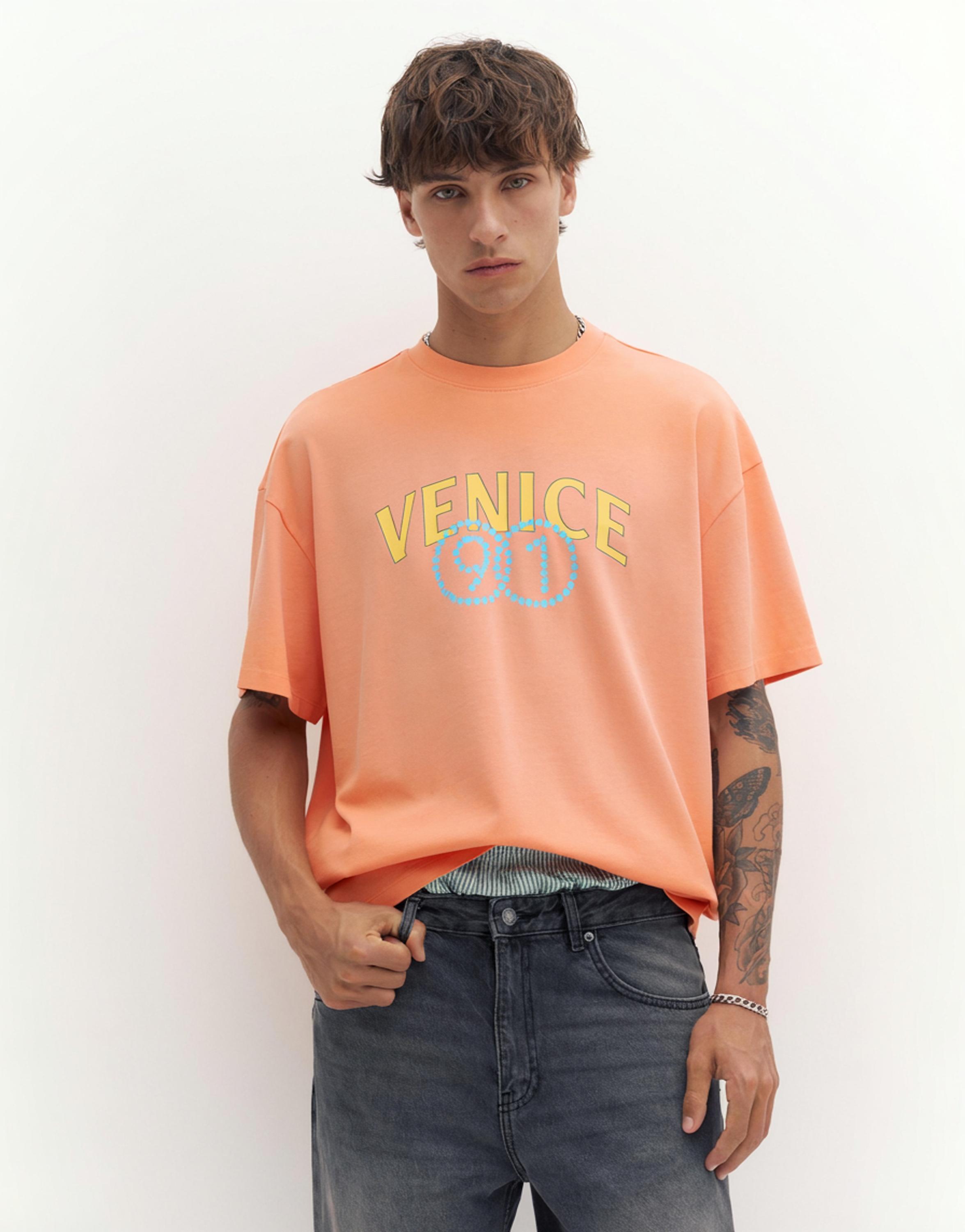 Venice grafikli t-shirt - Görsel 9