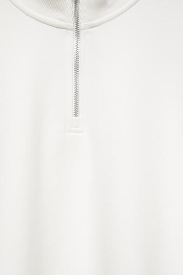 Quarter-zip sweatshirt — Off white 7