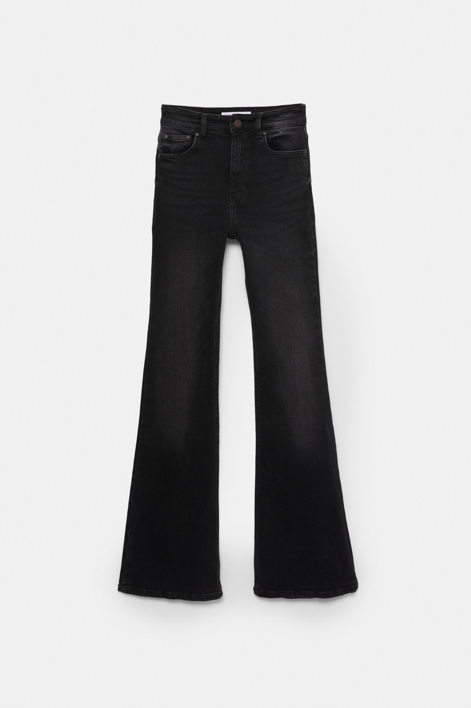 Yüksek bel çan paça jean