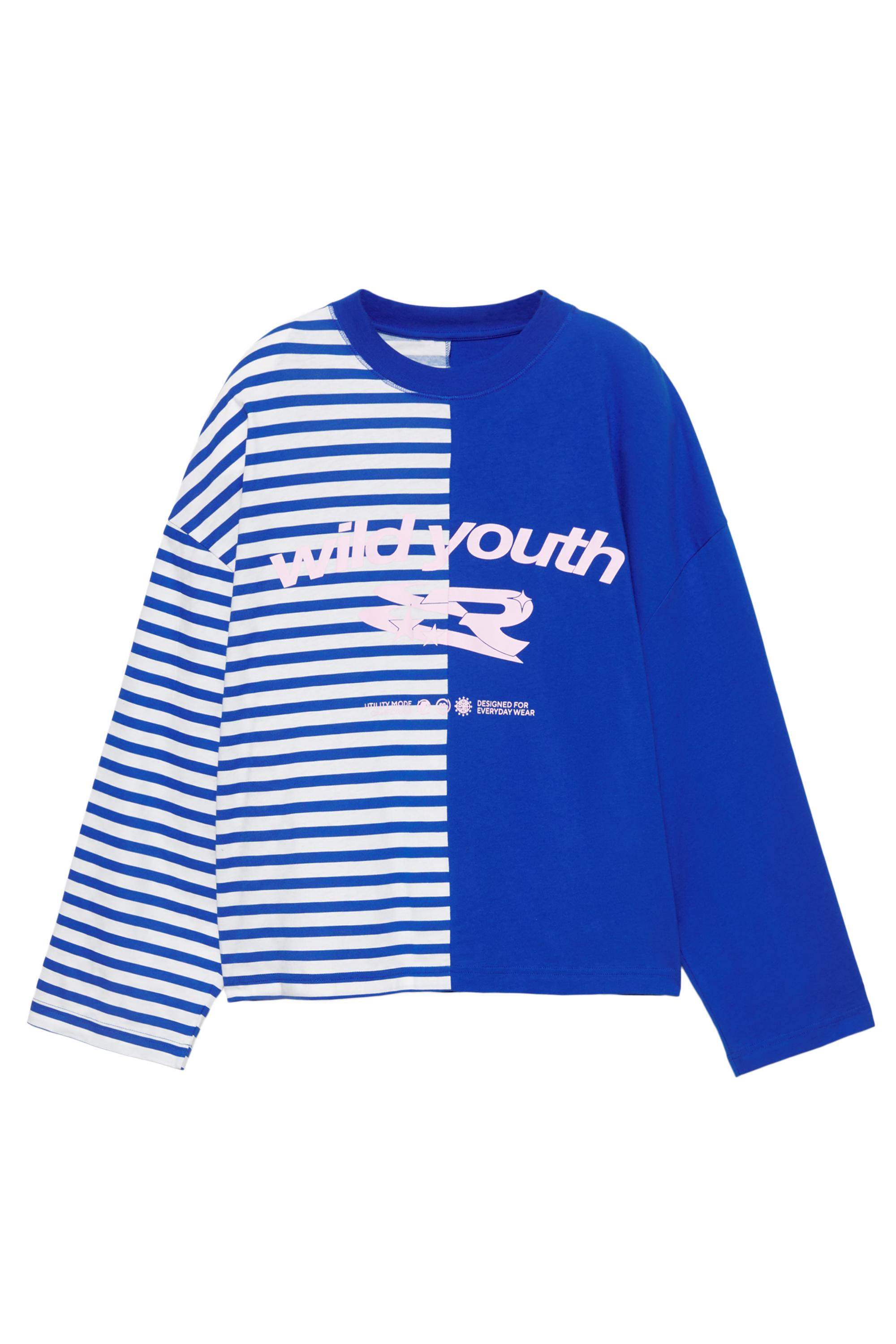 Panelli grafik t-shirt - Görsel 11