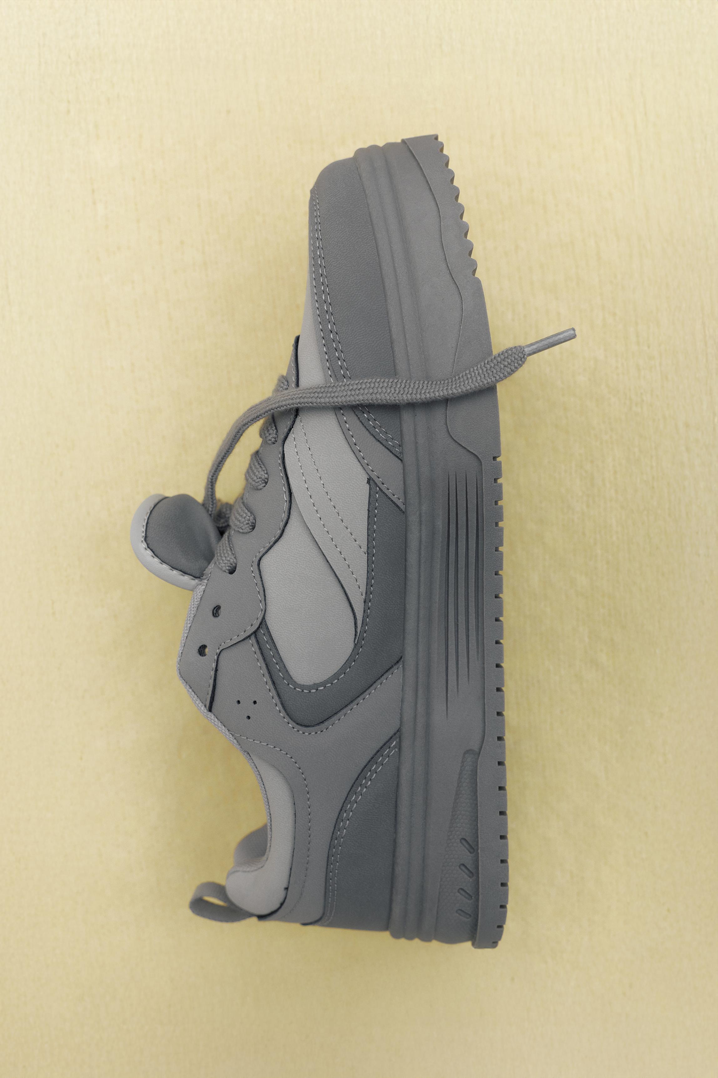STWD multi-piece trainers — Grey