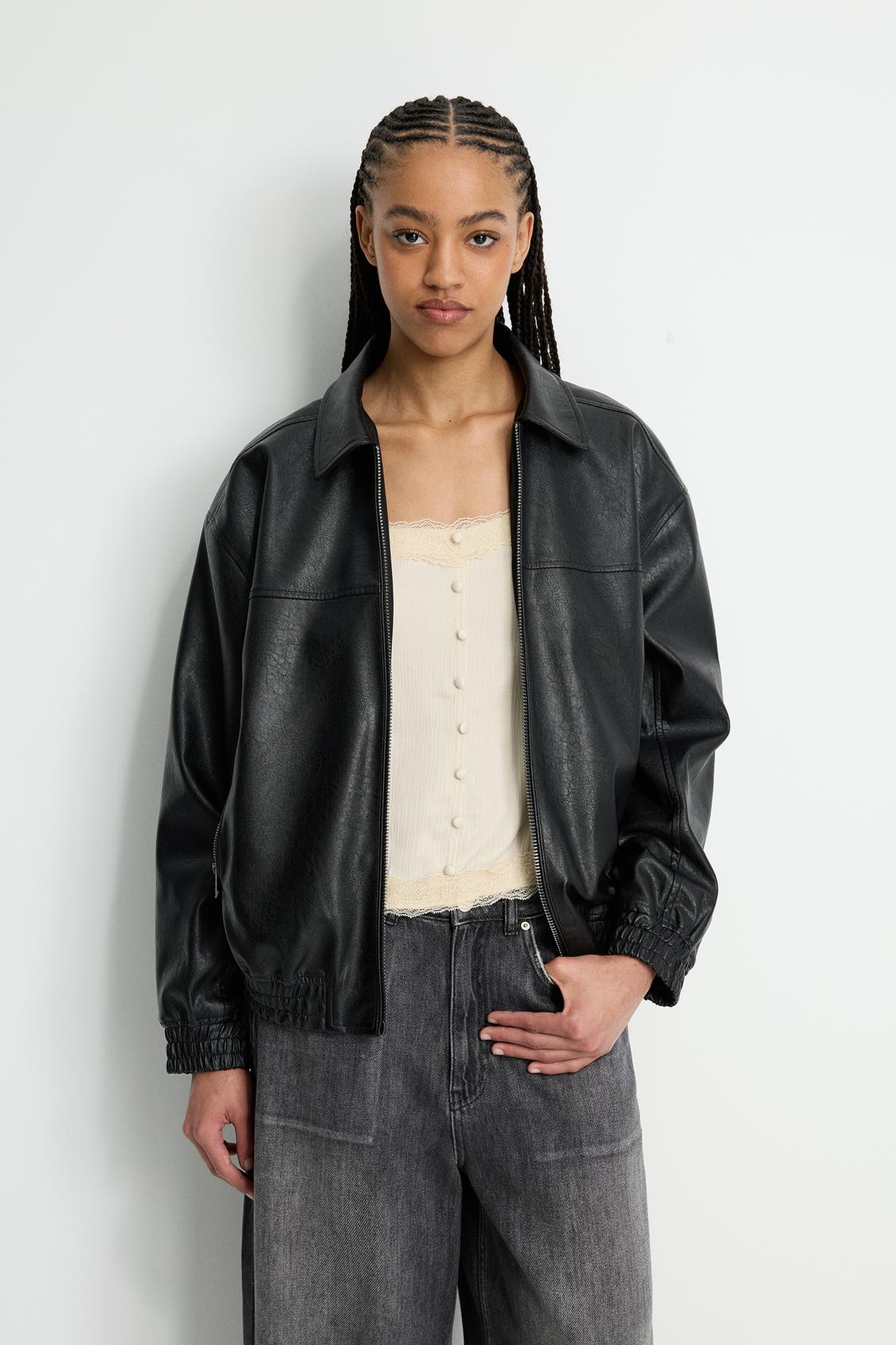 Leather Bomber Bomber Jeans Uomo Denim Bomber Uomo Pull