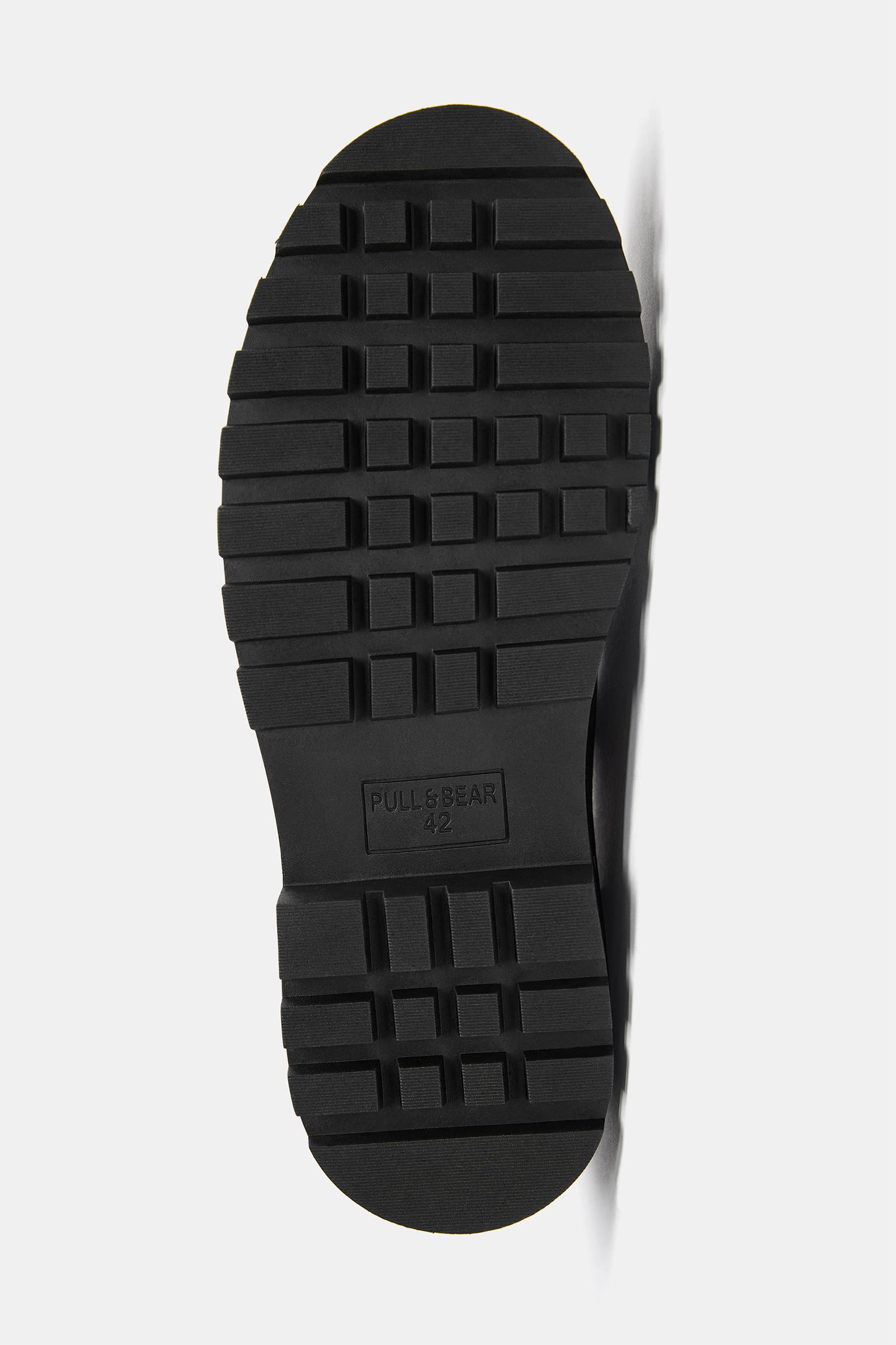 Bağcıklı düz deri ayakkabı - Görsel 14