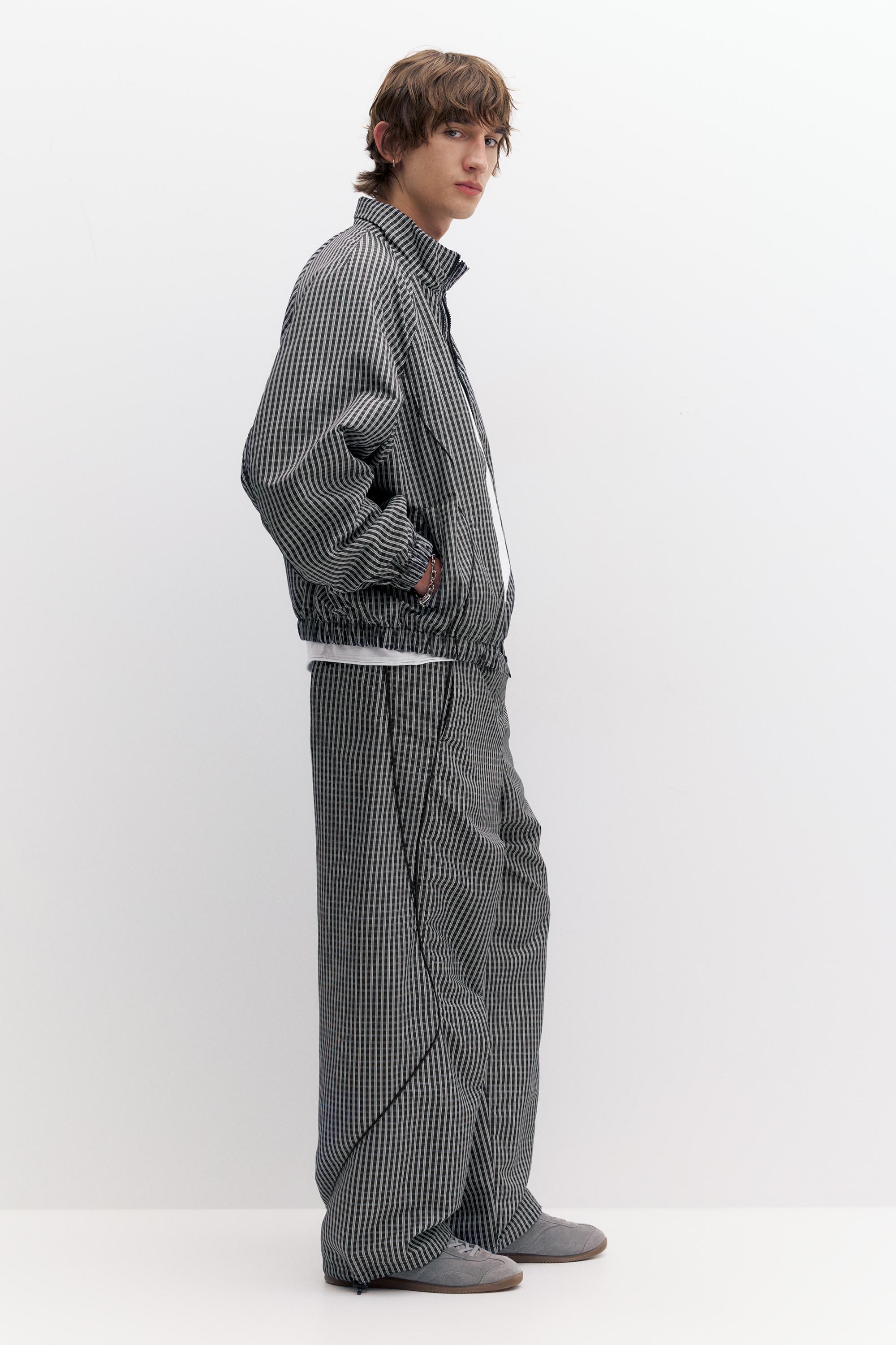 STWD sports joggers — Black/White