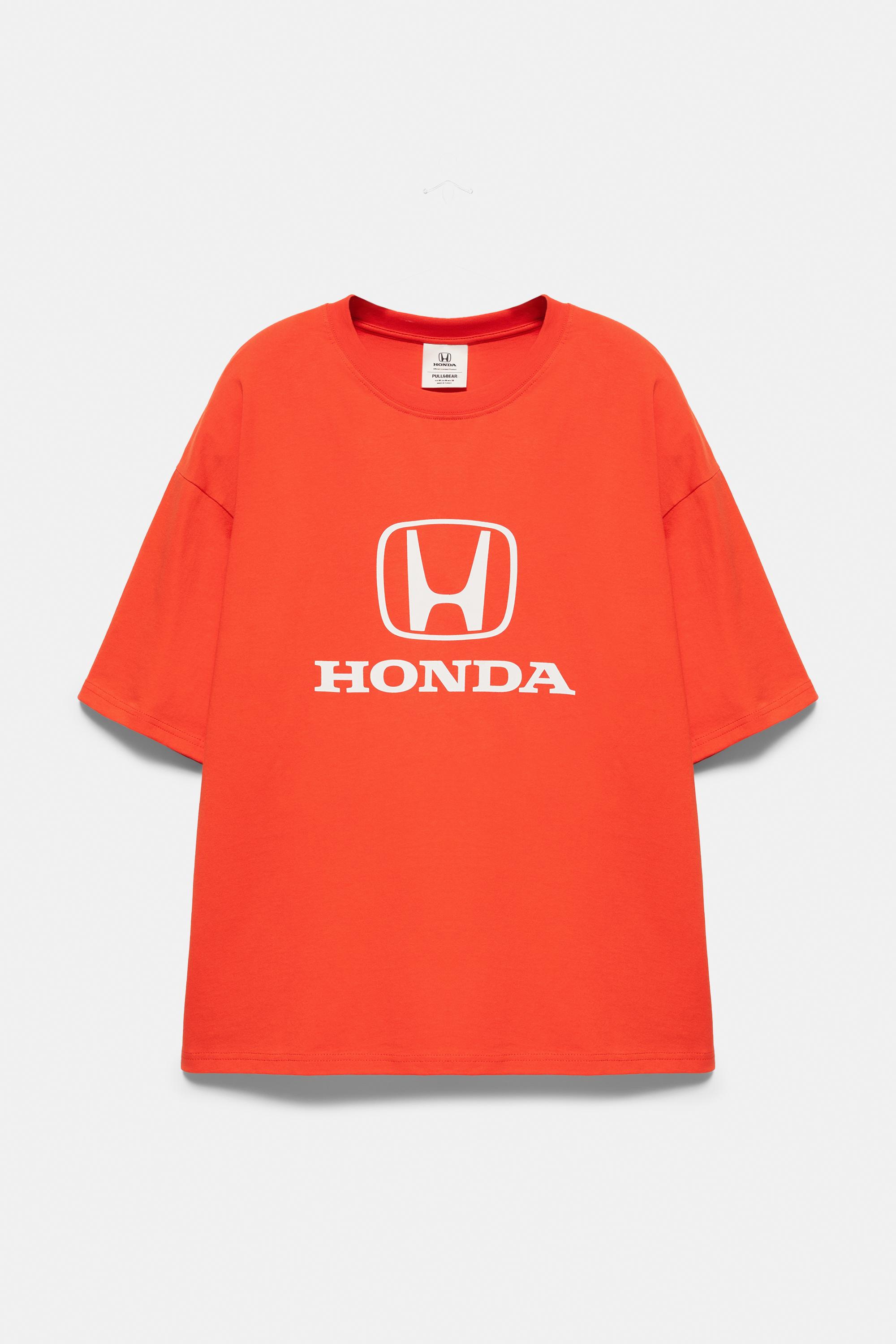 Relaxed fit Honda logo T-shirt — Red
