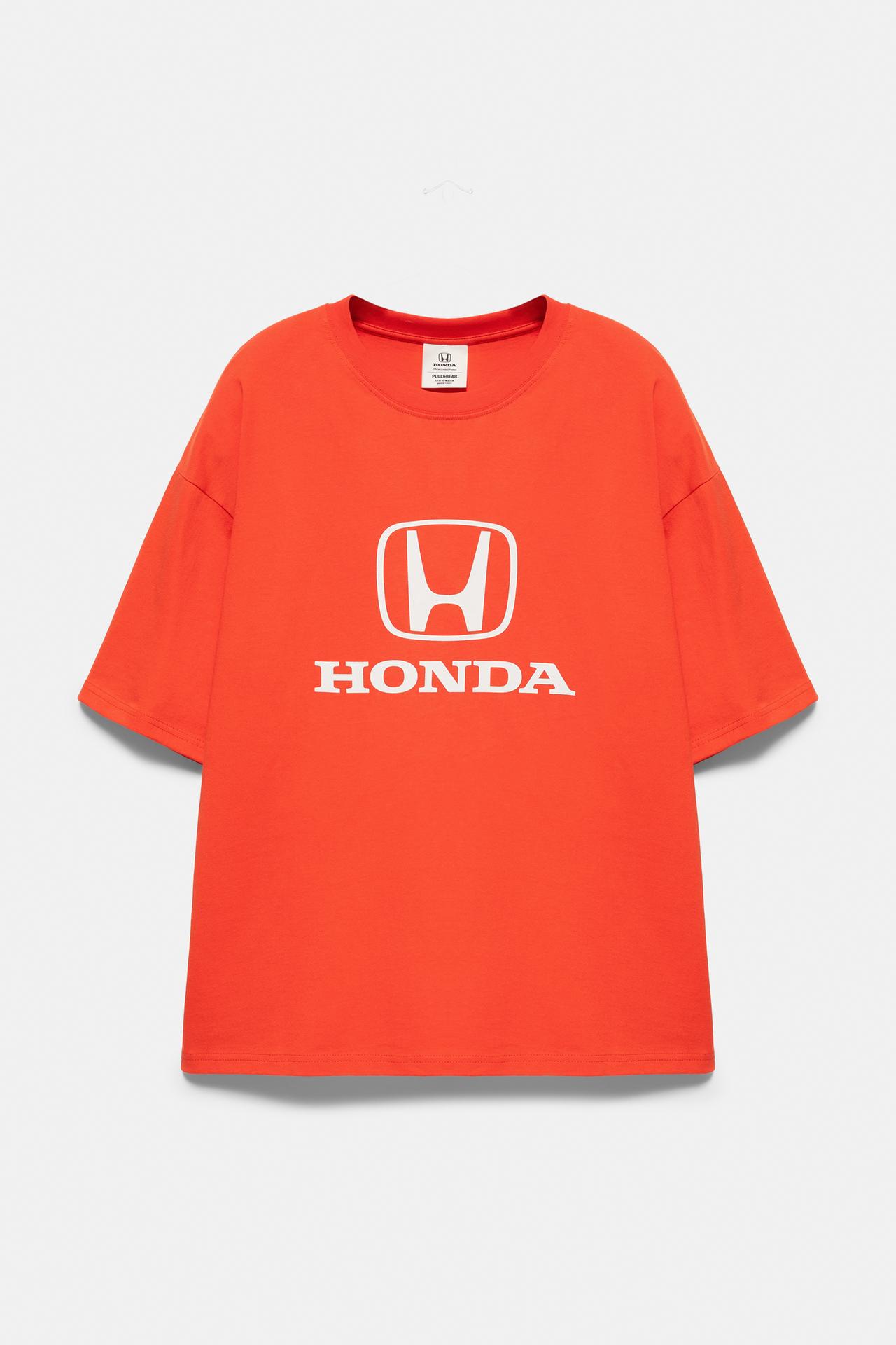 Relaxed fit Honda logo T-shirt — Red