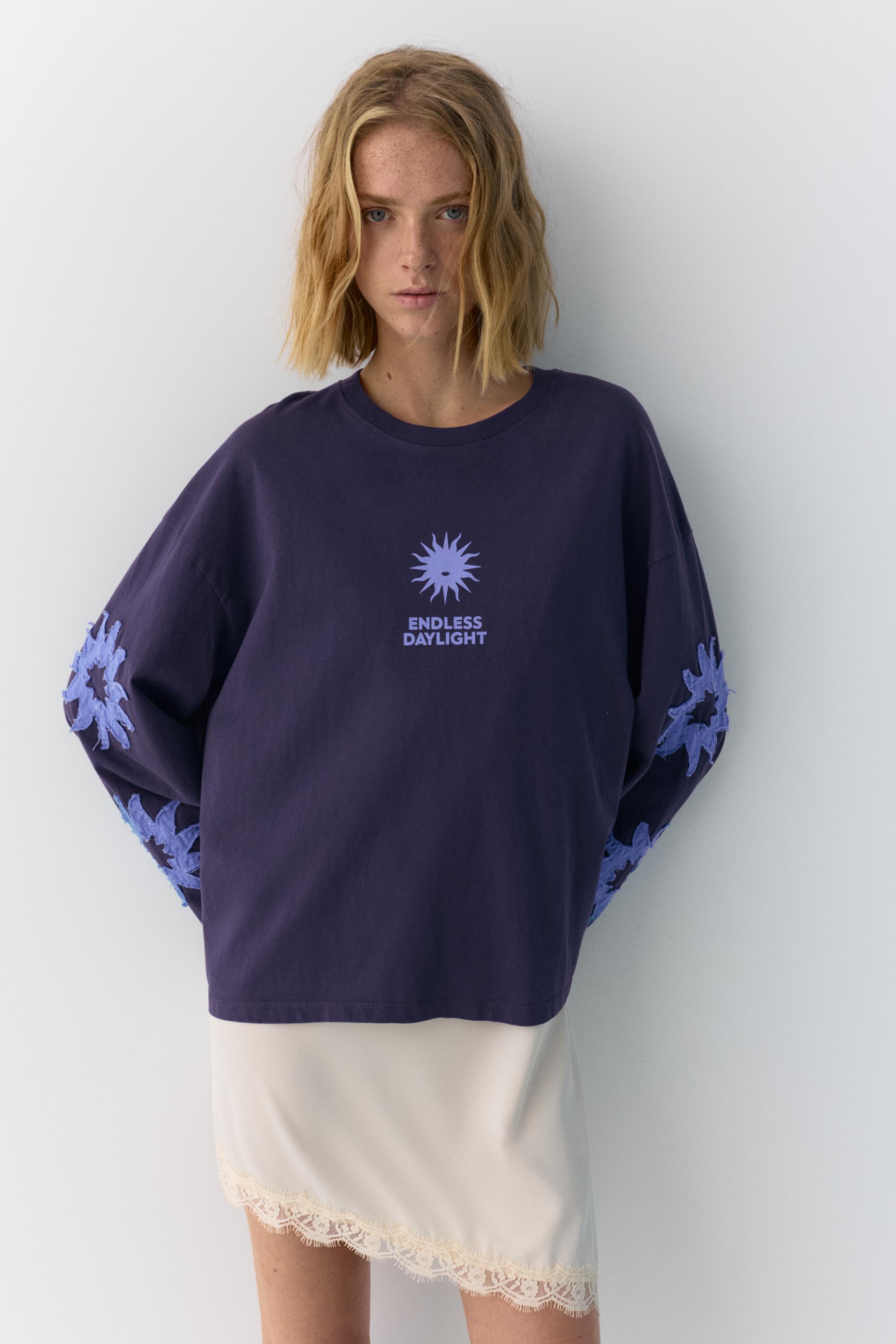 Güneş grafik detaylı t-shirt - Görsel 30