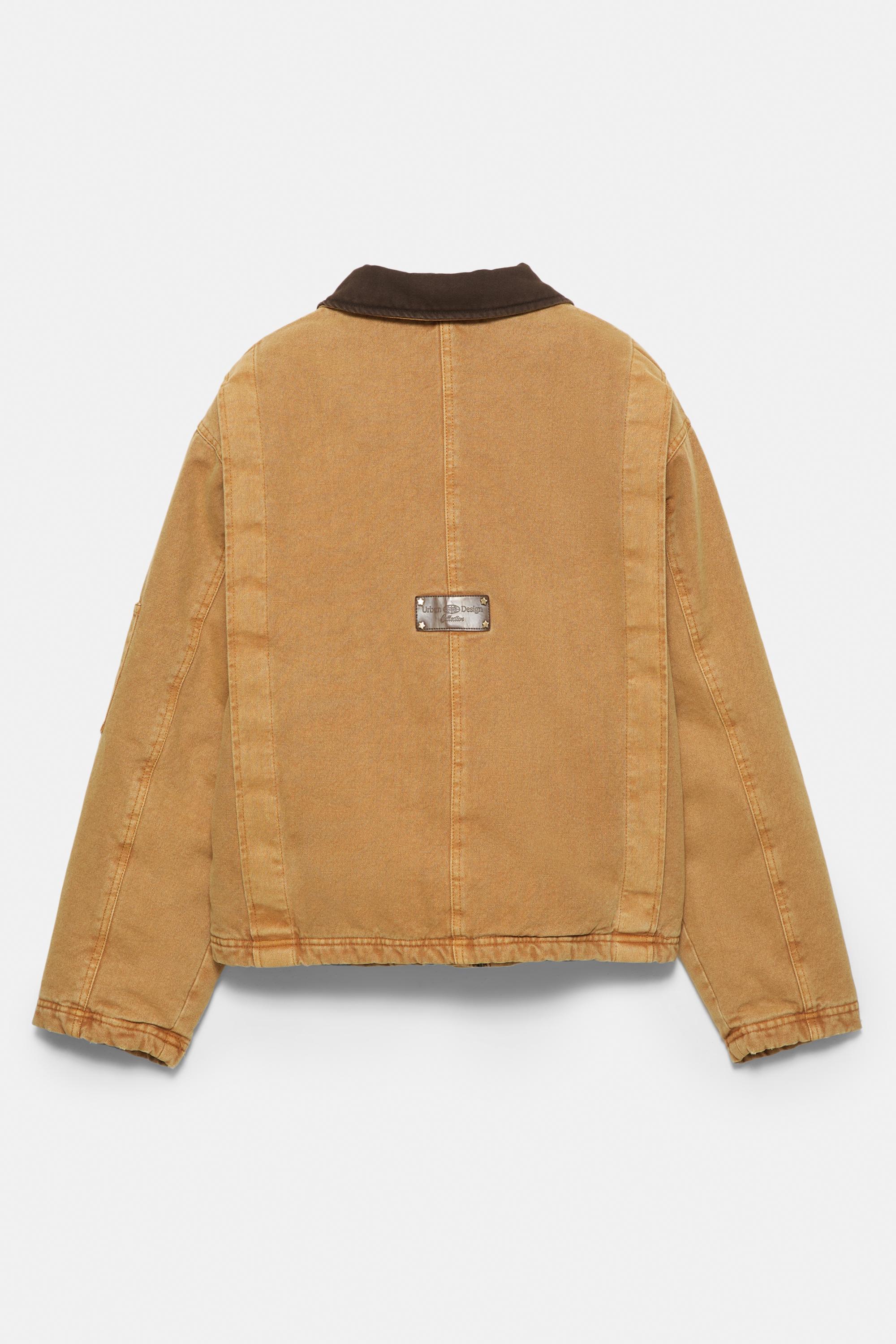 Kombine yakalı ceket