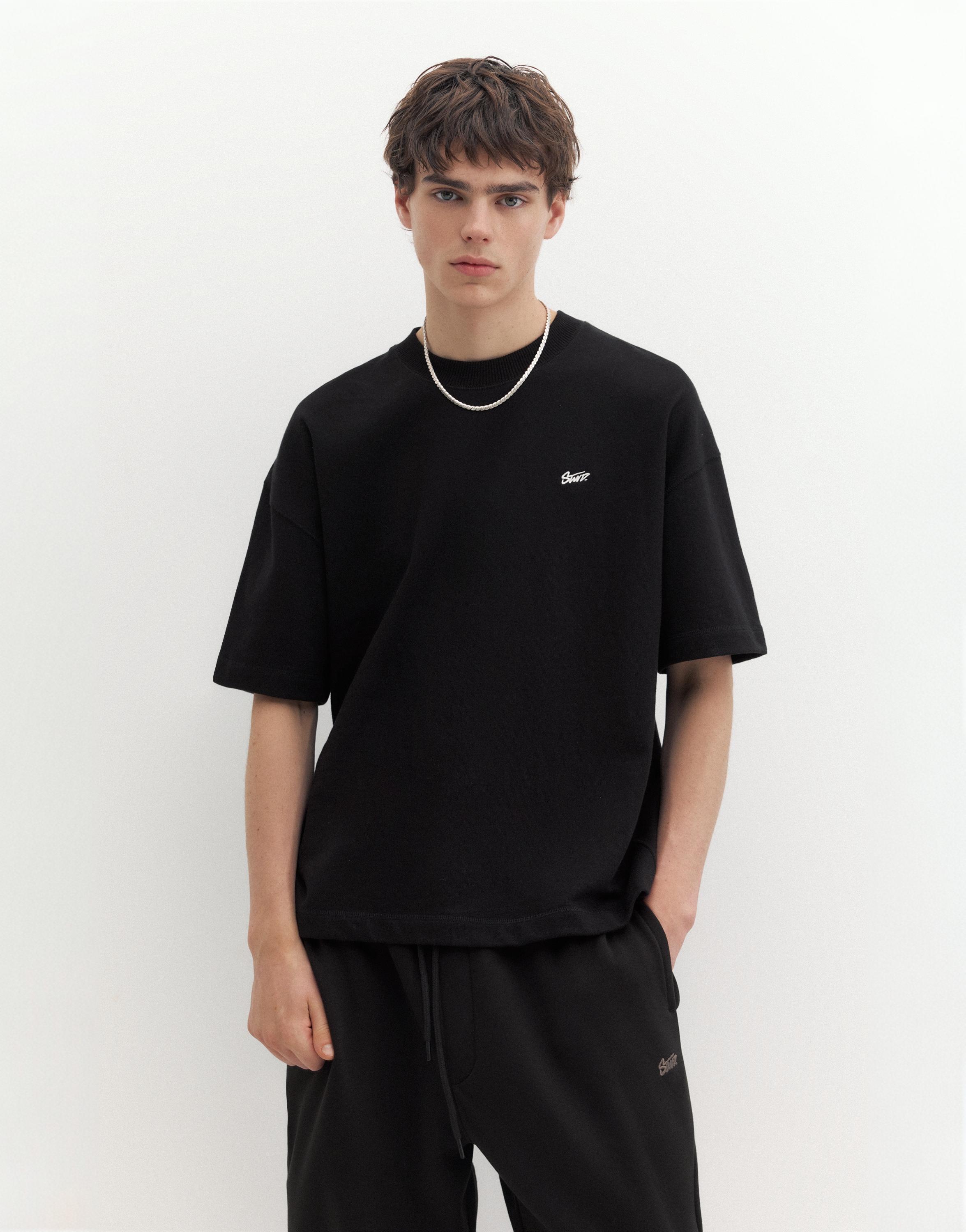 Short sleeve STWD sweatshirt — Black
