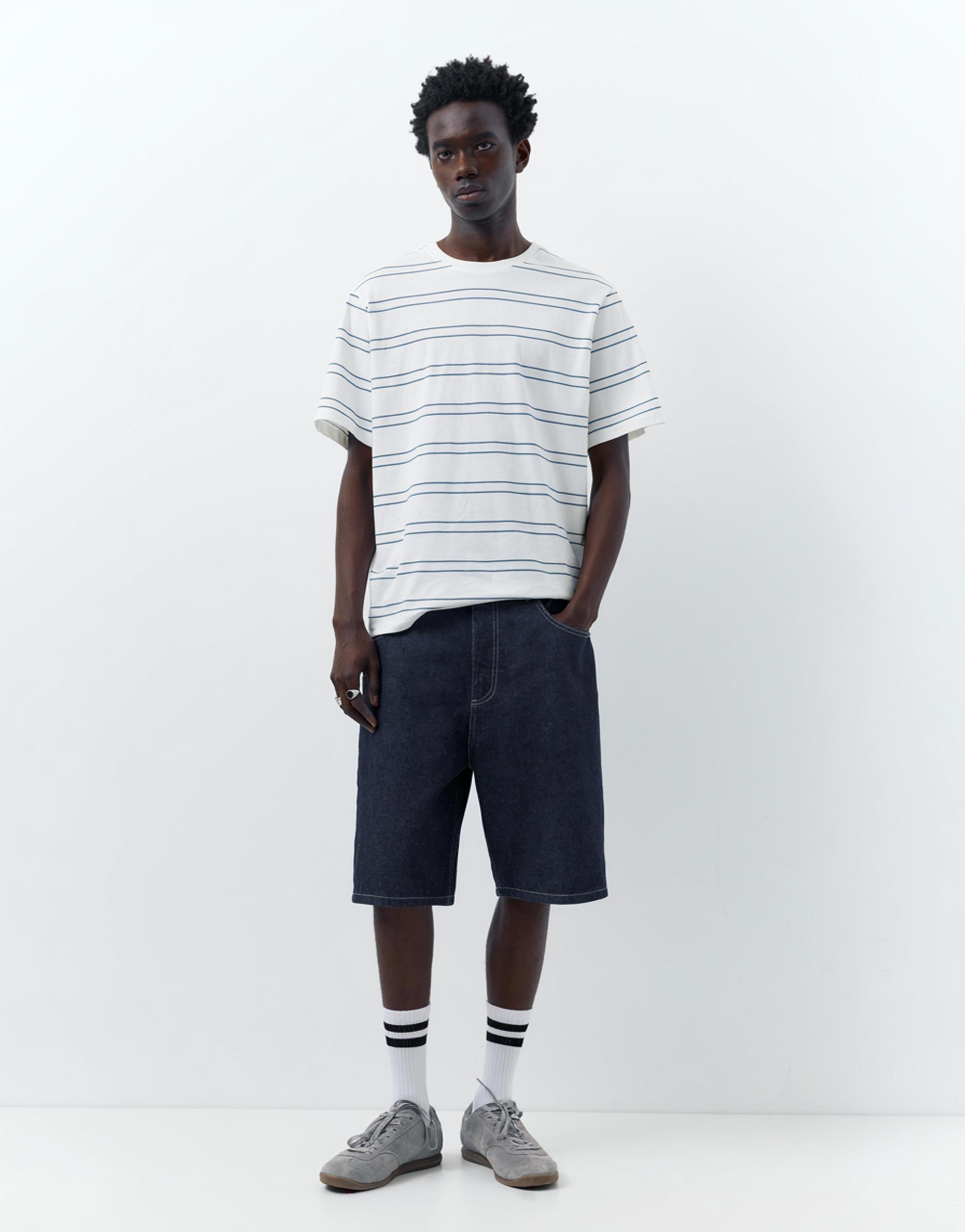 Baggy denim bermuda - Görsel 117