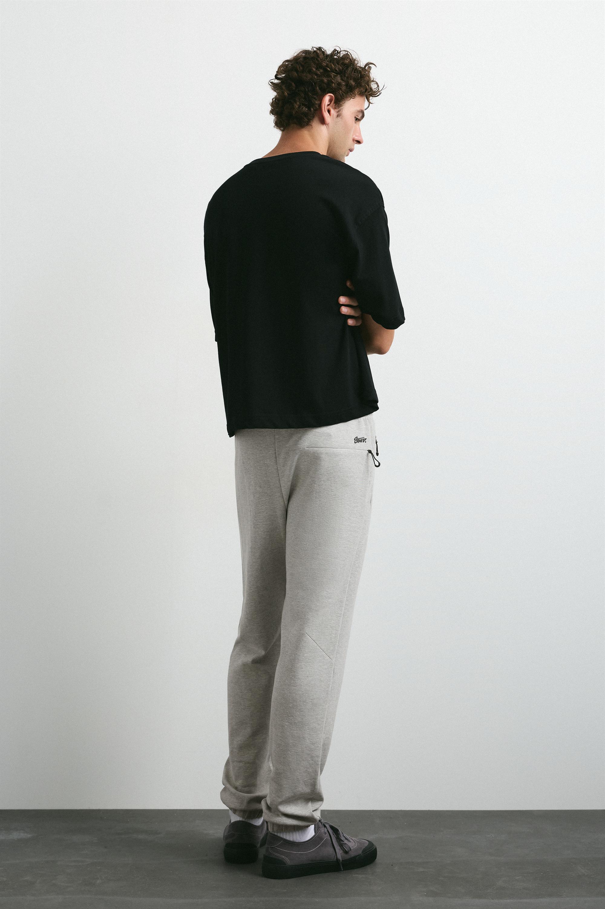 STWD technical joggers — Grey marl