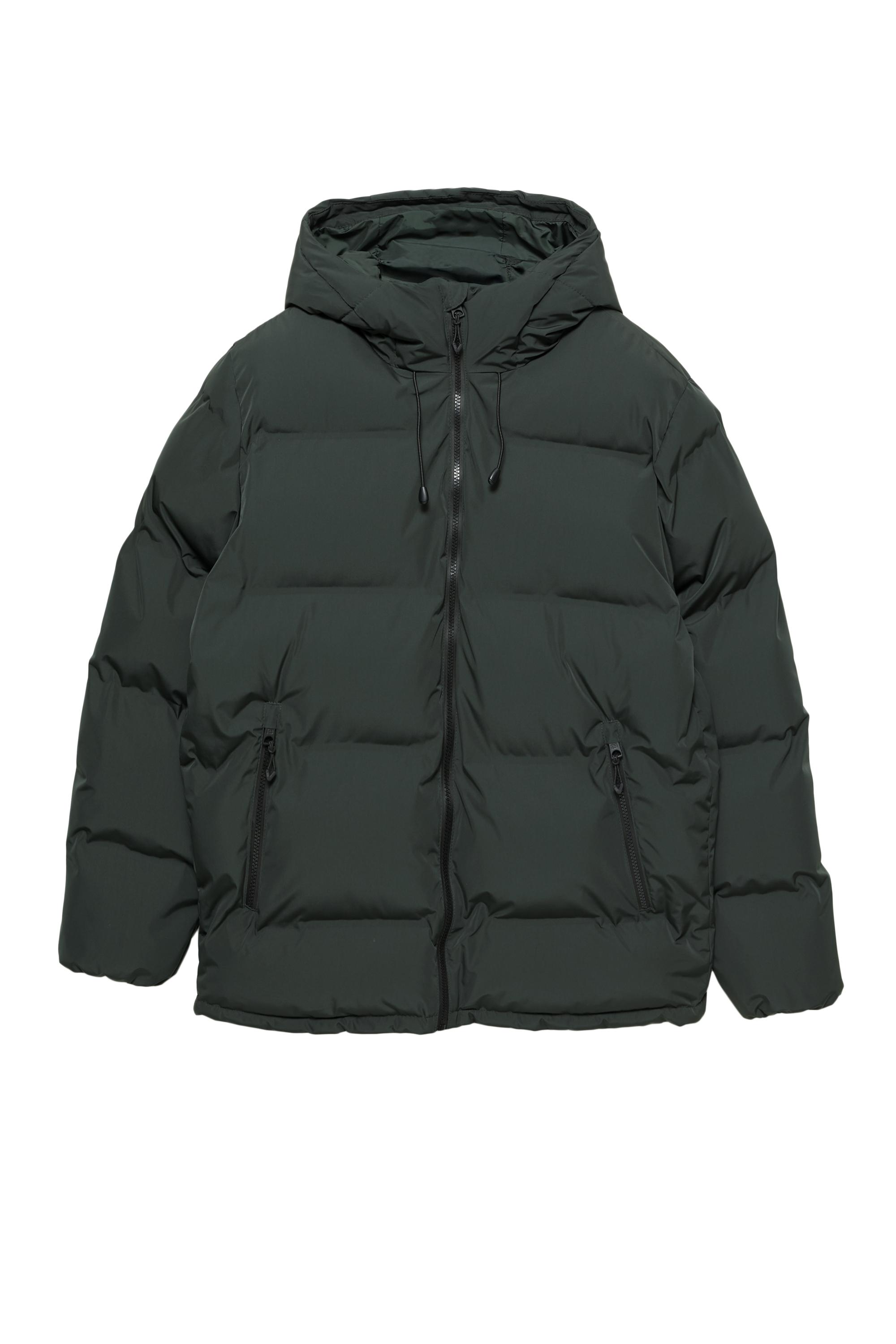 Kapüşonlu, ısıyla mühürlenmiş şişme ceket - Görsel 34