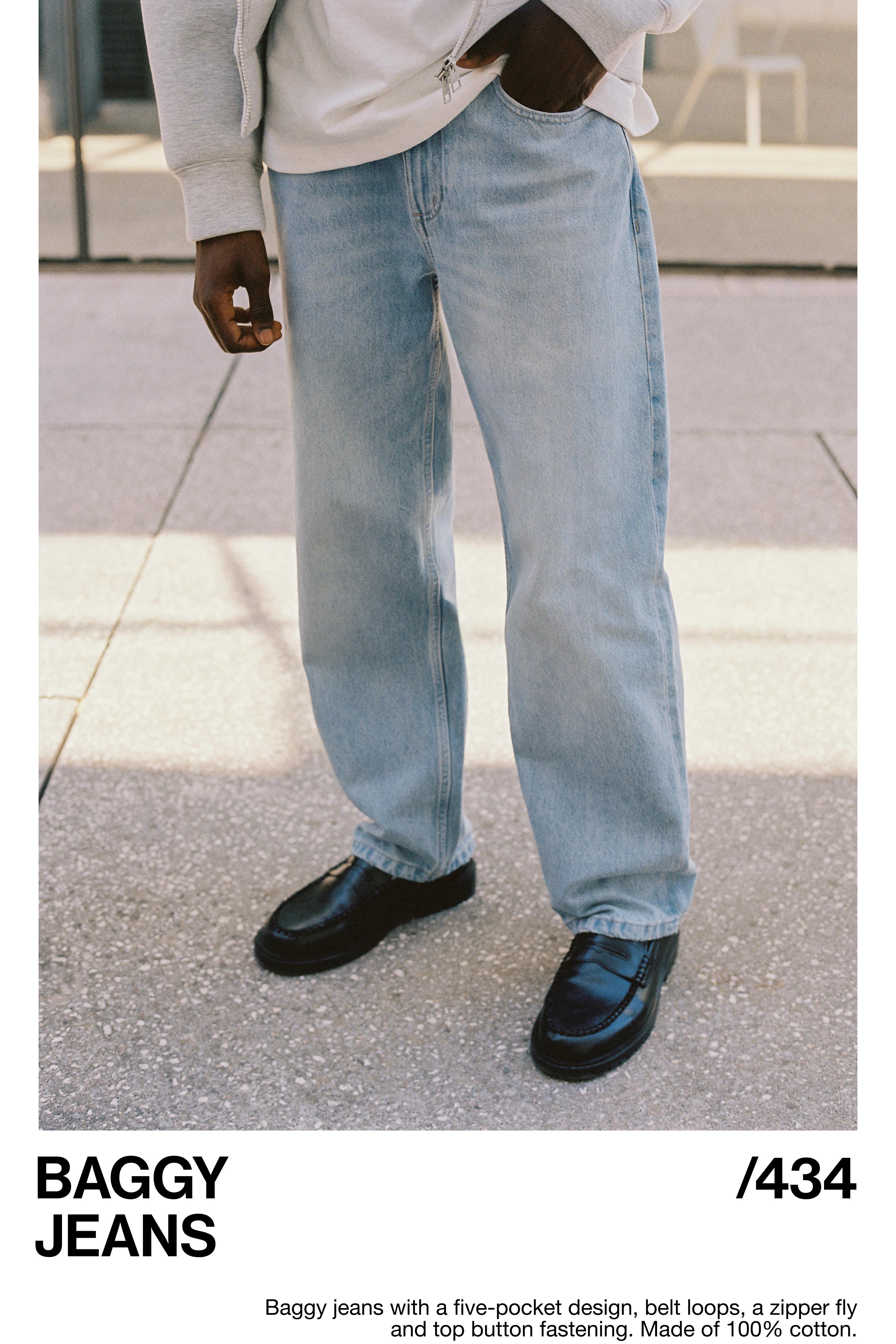 Baggy jeans — Pale indigo
