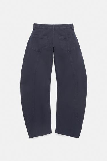 Low-rise balloon jeans — Navy 4