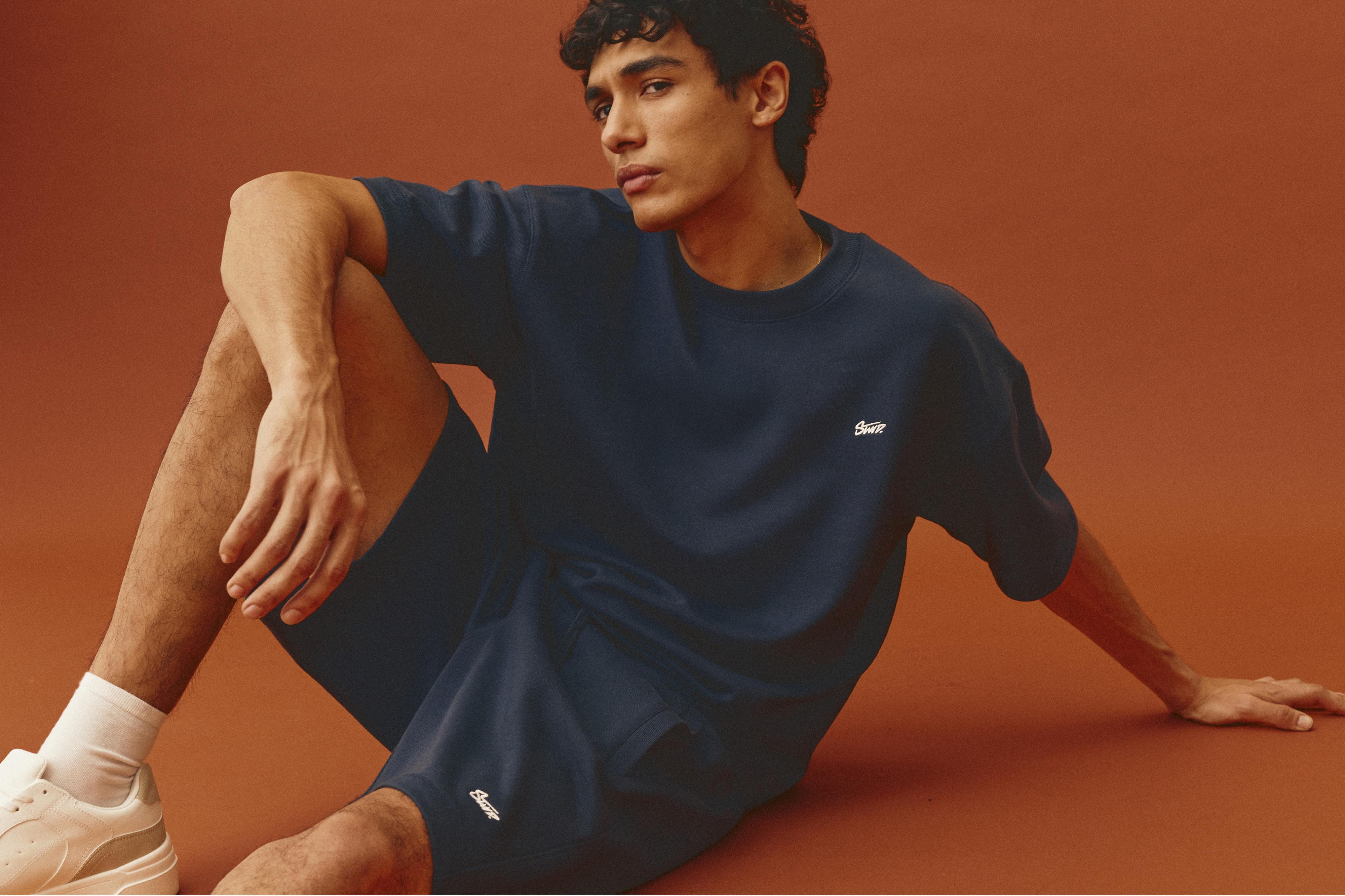 Short sleeve STWD sweatshirt — Blue